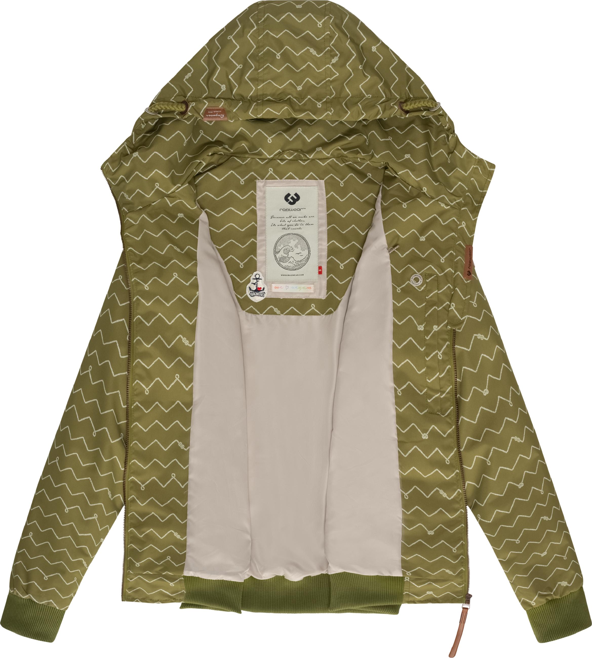 Regenjacke mit Kapuze "Nuggie A" Light Olive22