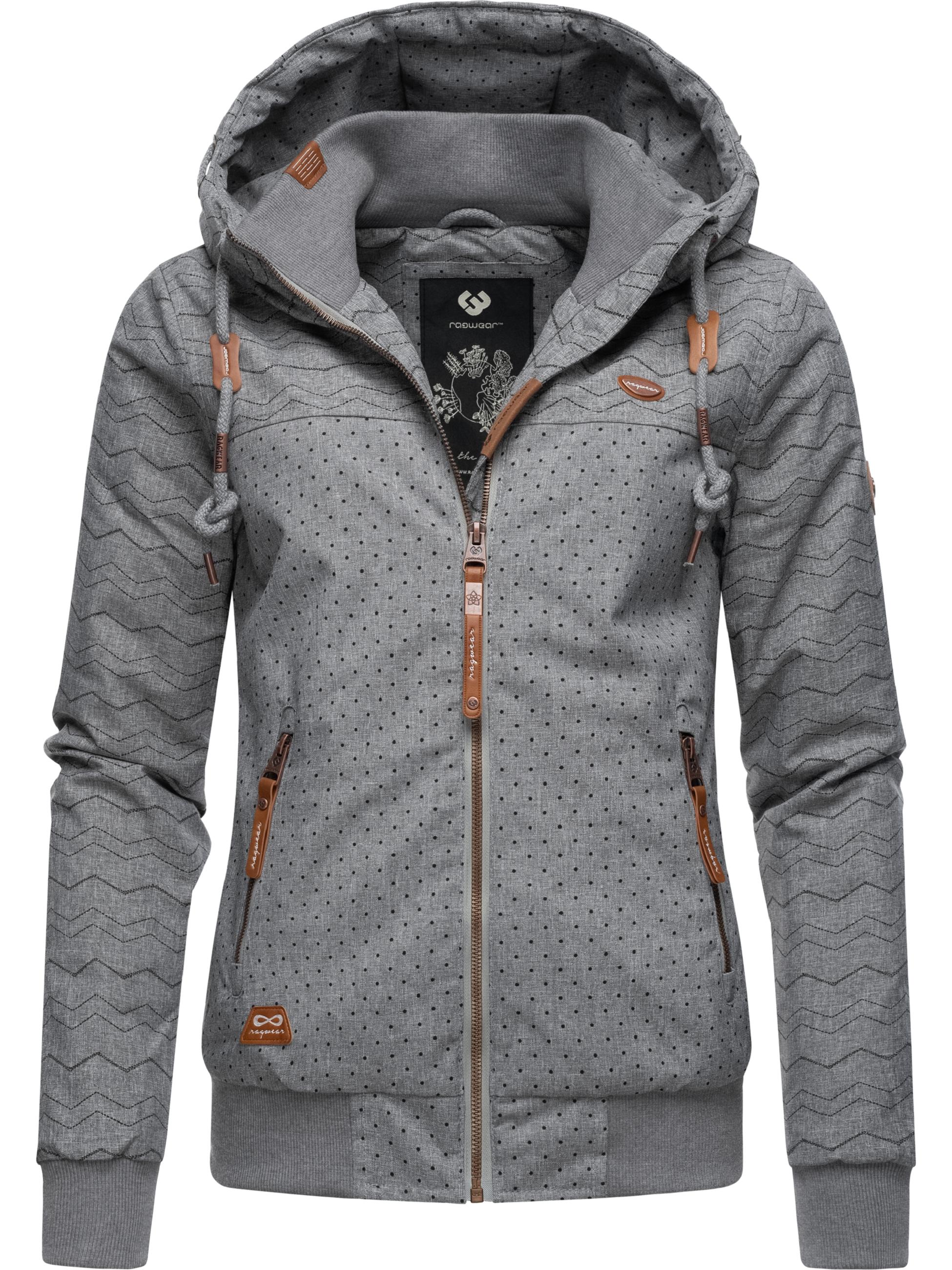 Winterjacke mit Kapuze "Nuggie Zig Zag Intl." Grey22