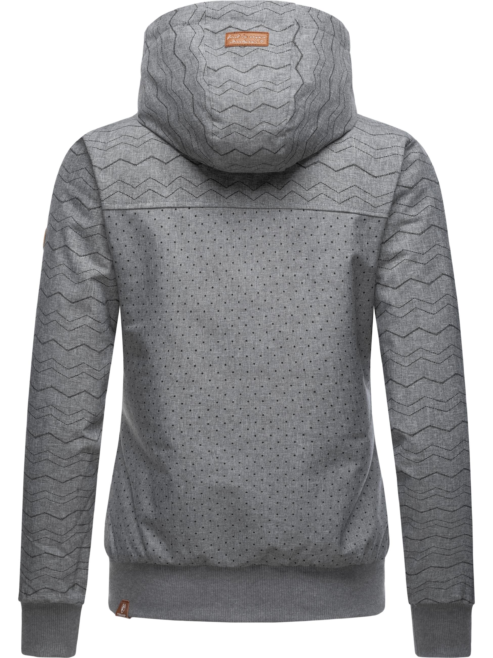 Winterjacke mit Kapuze "Nuggie Zig Zag Intl." Grey22