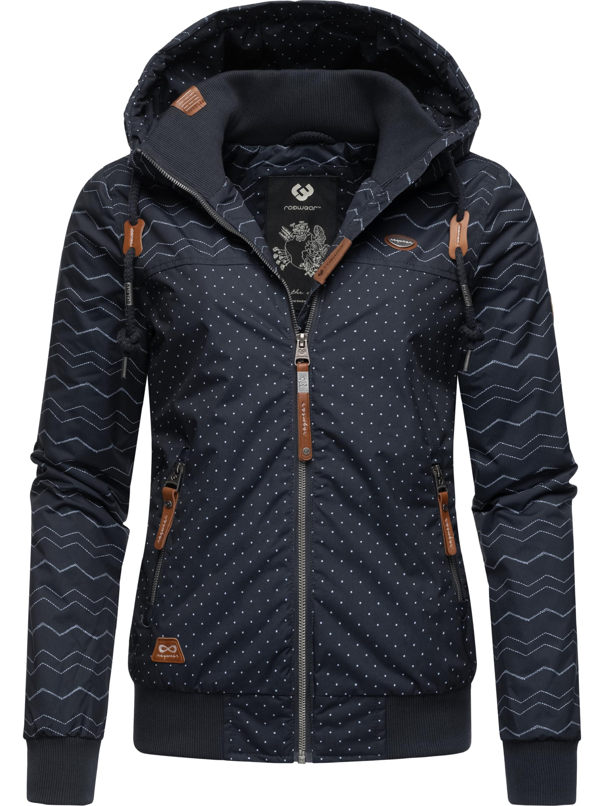 Winterjacke mit Kapuze "Nuggie Zig Zag Intl." Navy22