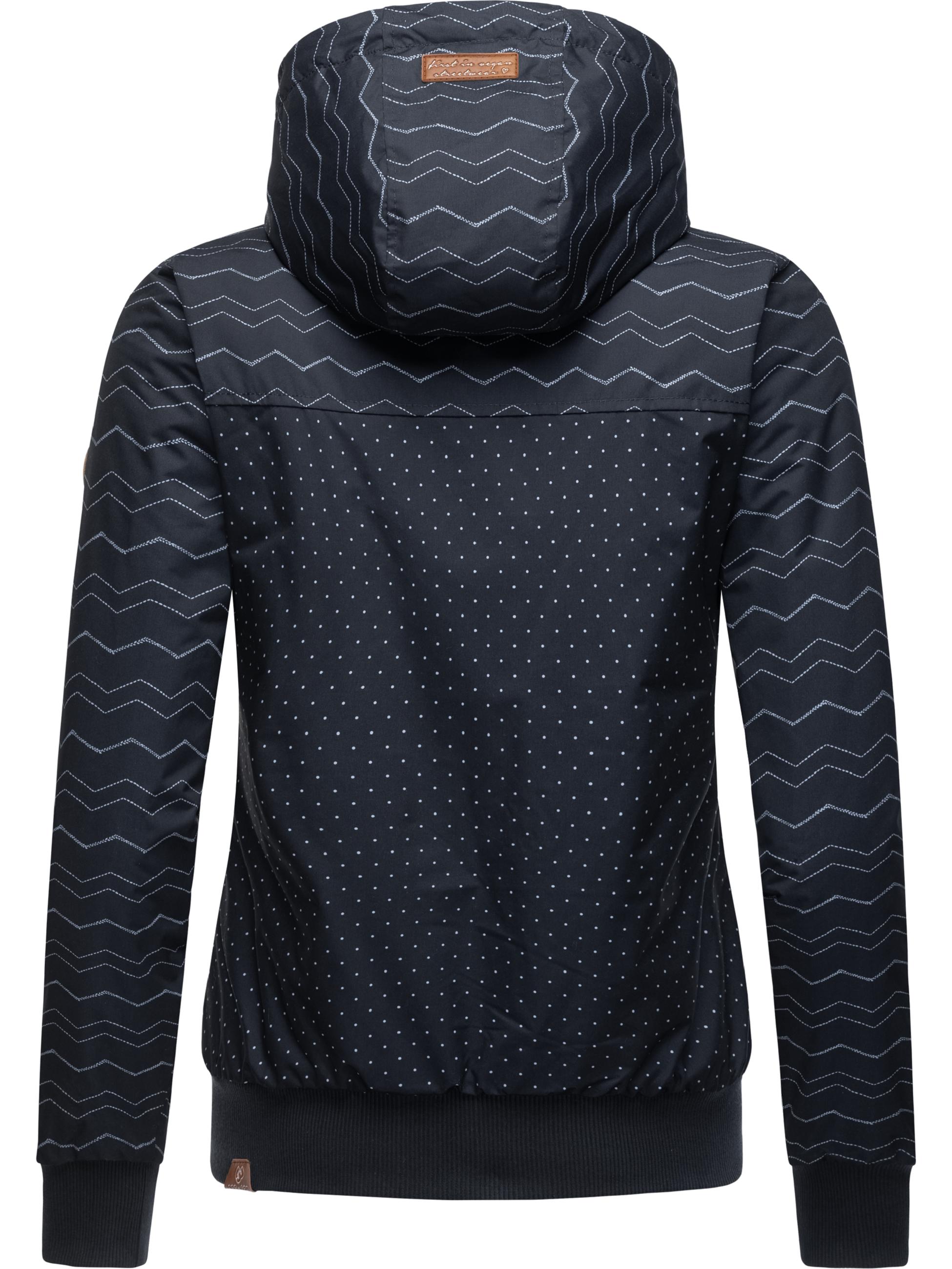 Winterjacke mit Kapuze "Nuggie Zig Zag Intl." Navy22