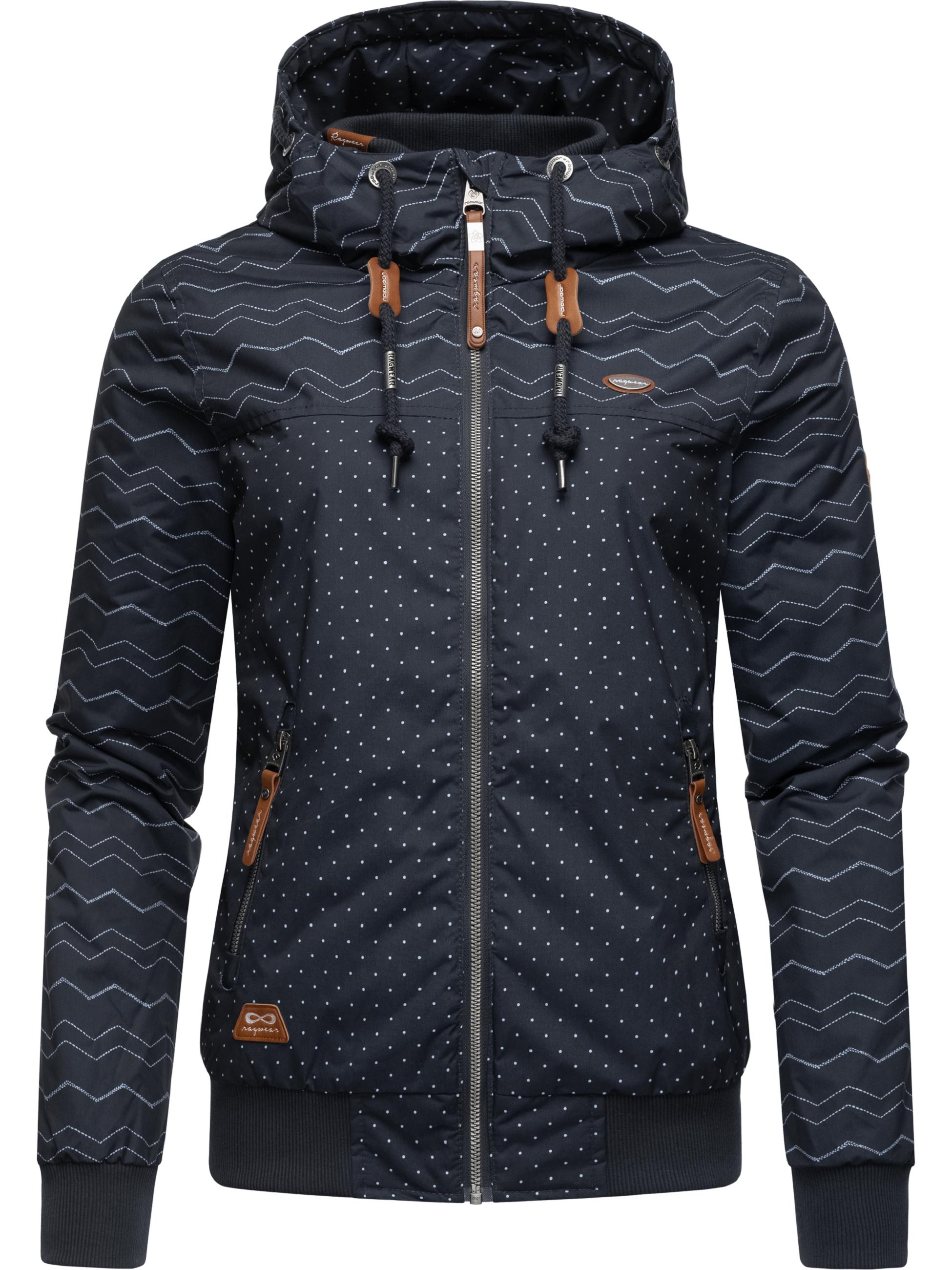 Winterjacke mit Kapuze "Nuggie Zig Zag Intl." Navy22