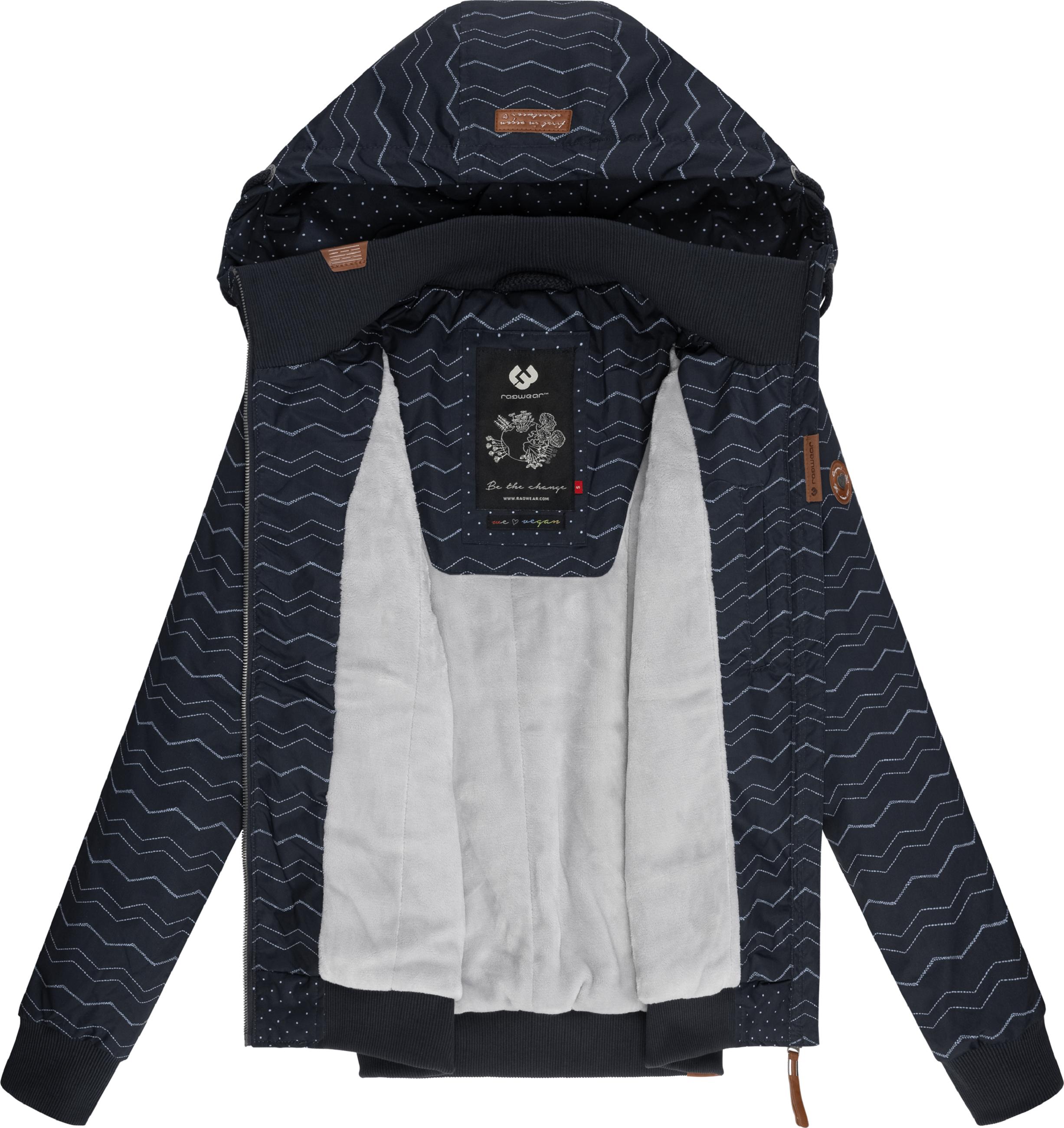 Winterjacke mit Kapuze "Nuggie Zig Zag Intl." Navy22