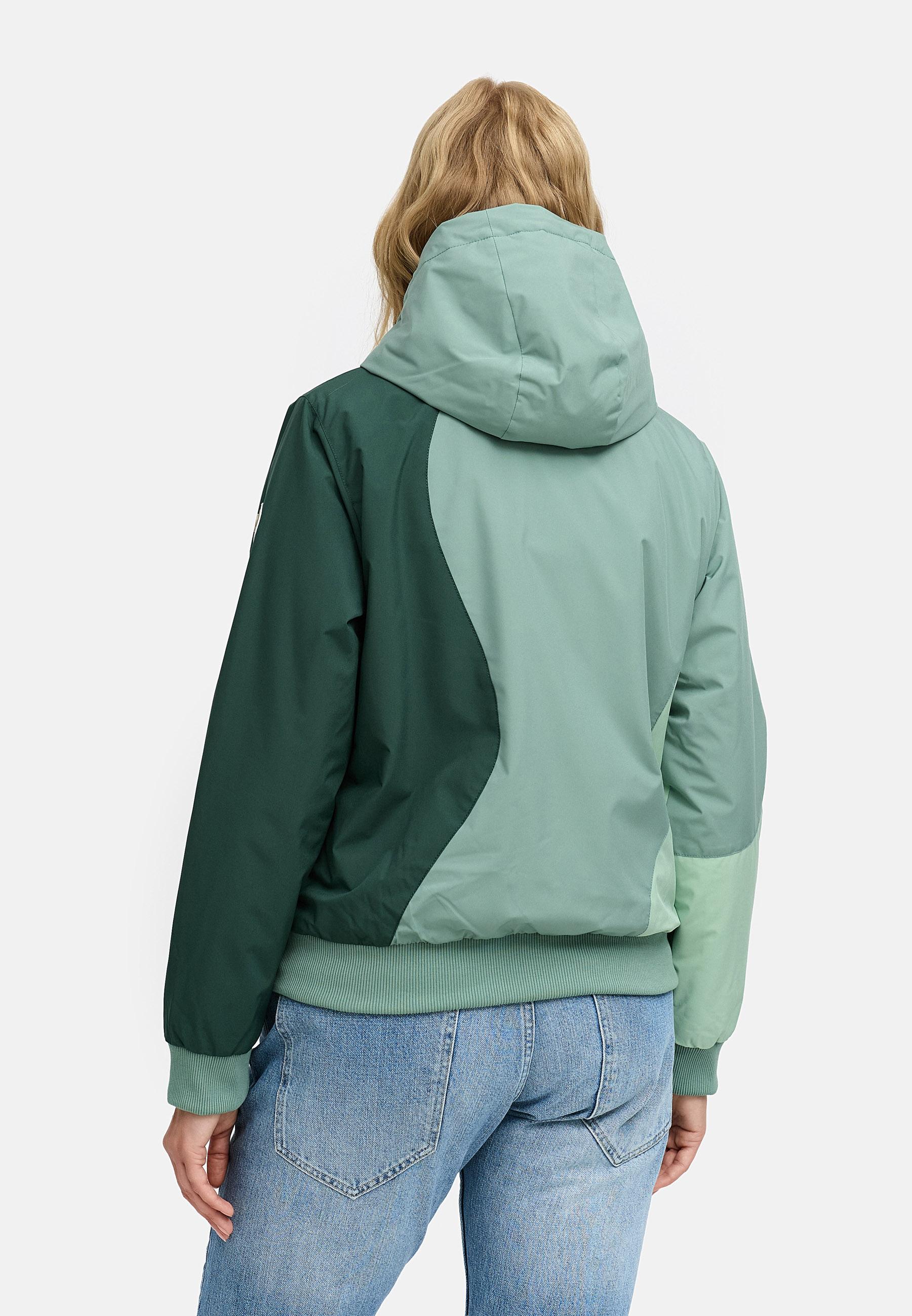 Wasserdichte Winterjacke mit Kapuze "Oggie Block Warm" Dusty Green