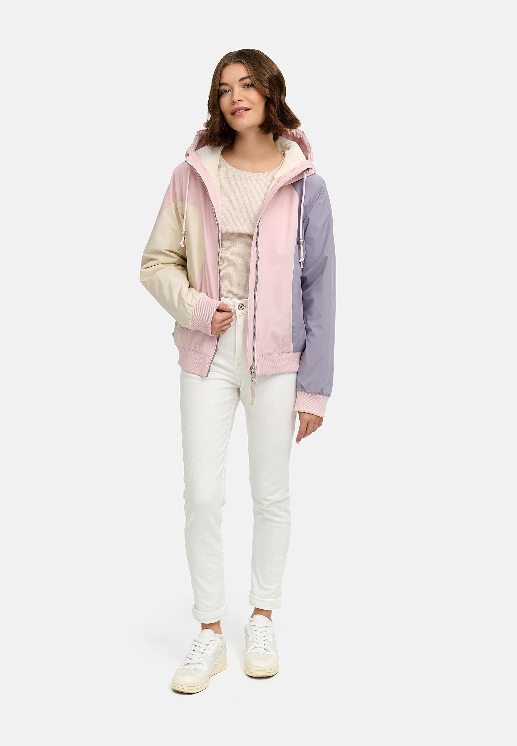 Wasserdichte Winterjacke mit Kapuze "Oggie Block Warm" Marshmallow