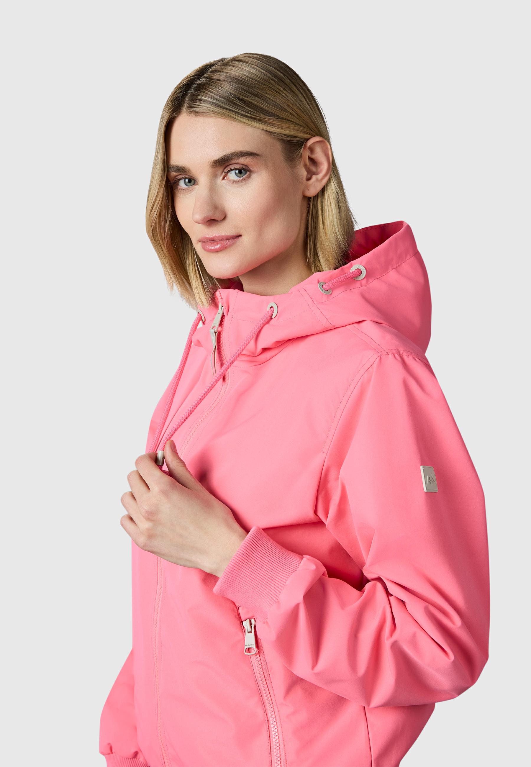 Wasserdichte und atmungsaktive Kapuzenjacke "Oggie" Pink26