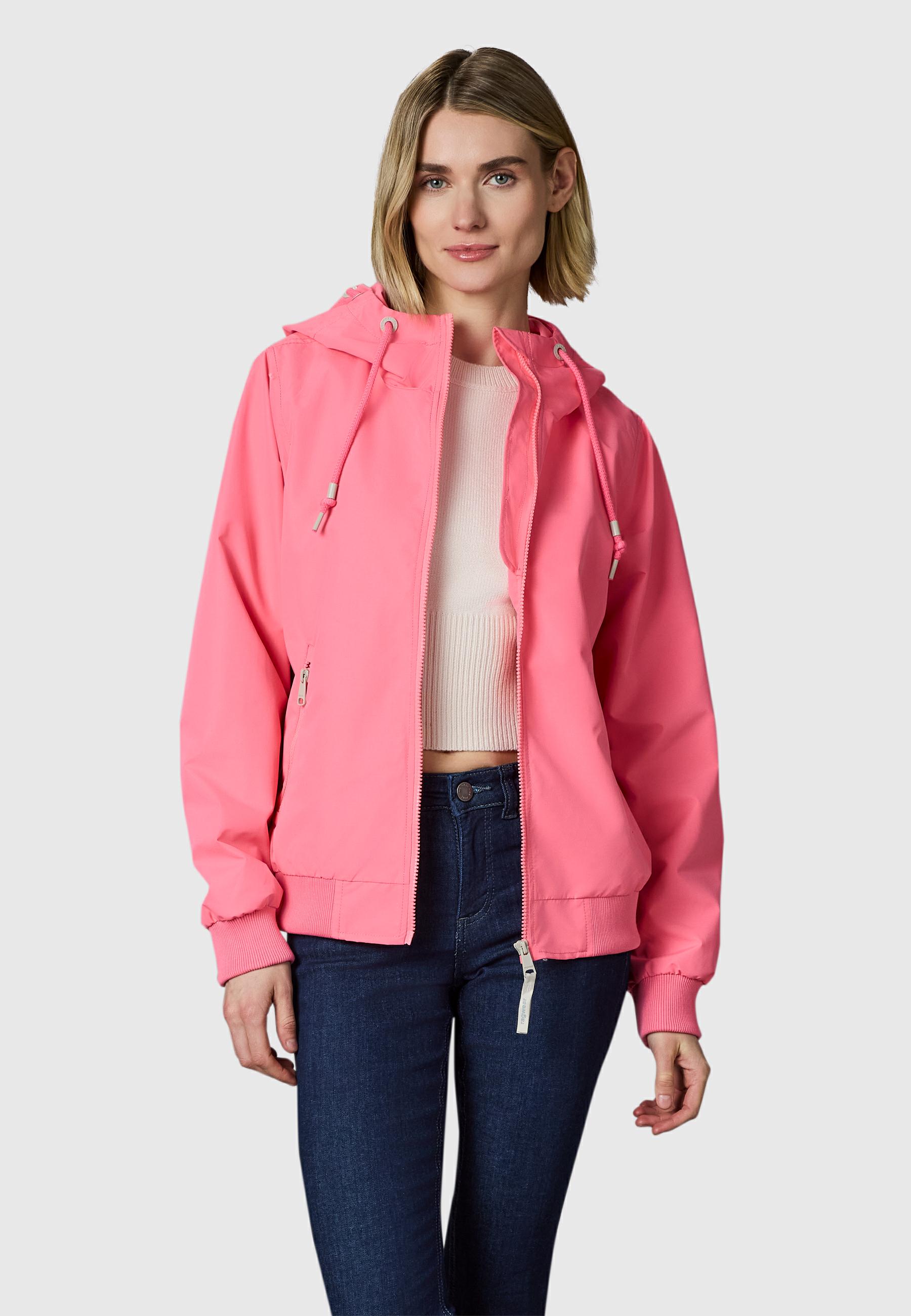 Wasserdichte und atmungsaktive Kapuzenjacke "Oggie" Pink26