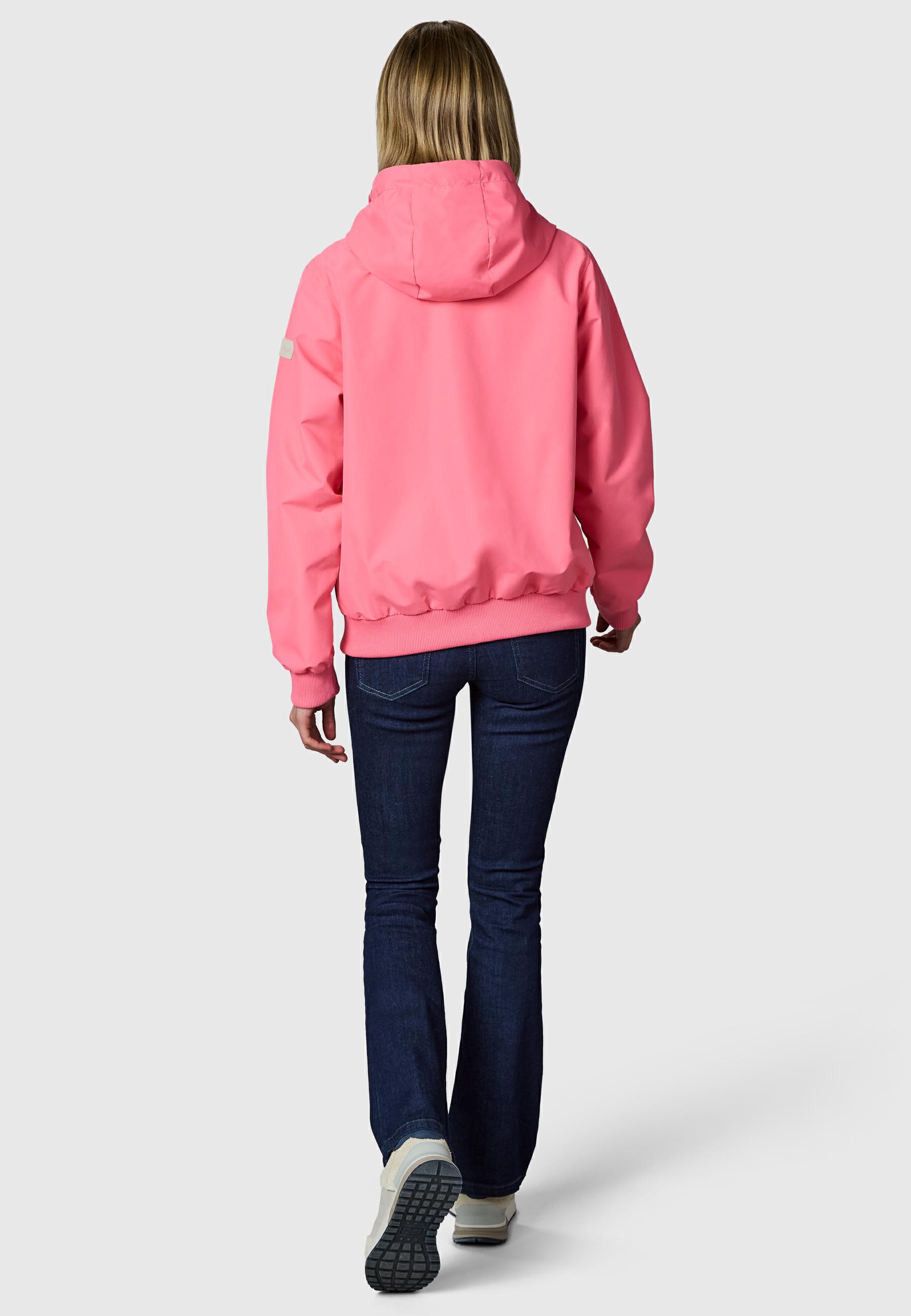 Wasserdichte und atmungsaktive Kapuzenjacke "Oggie" Pink26