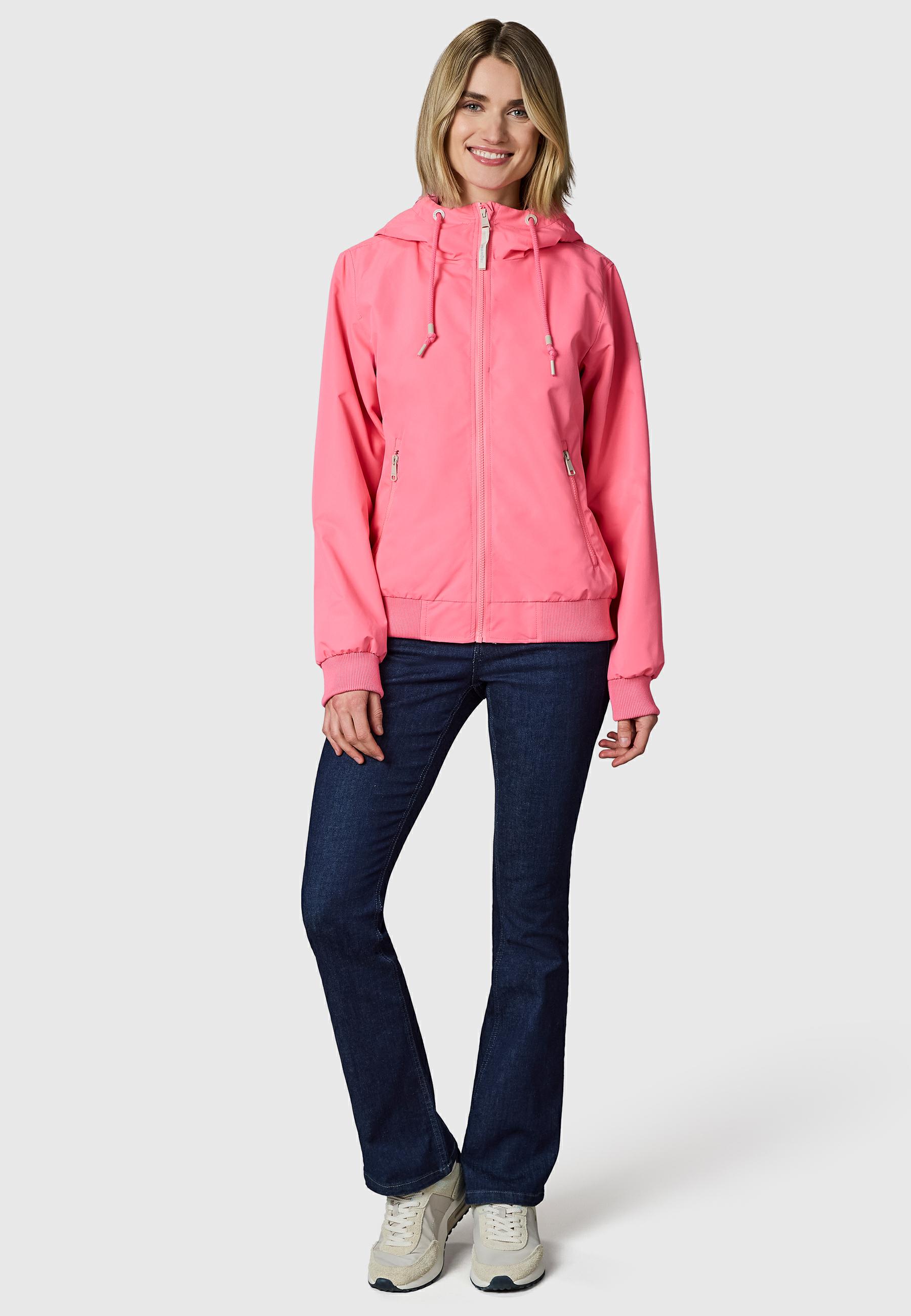 Wasserdichte und atmungsaktive Kapuzenjacke "Oggie" Pink26