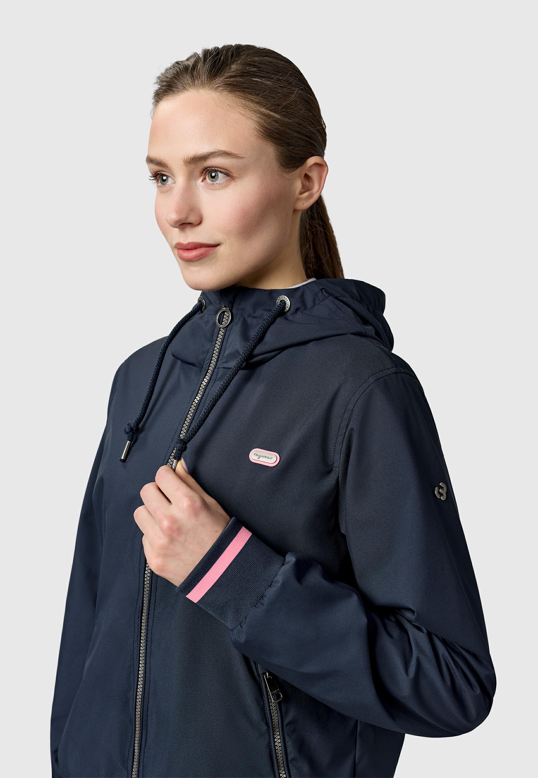 Wasserdichte Funktionsjacke mit Kapuze "Oggie Sporty" Navy