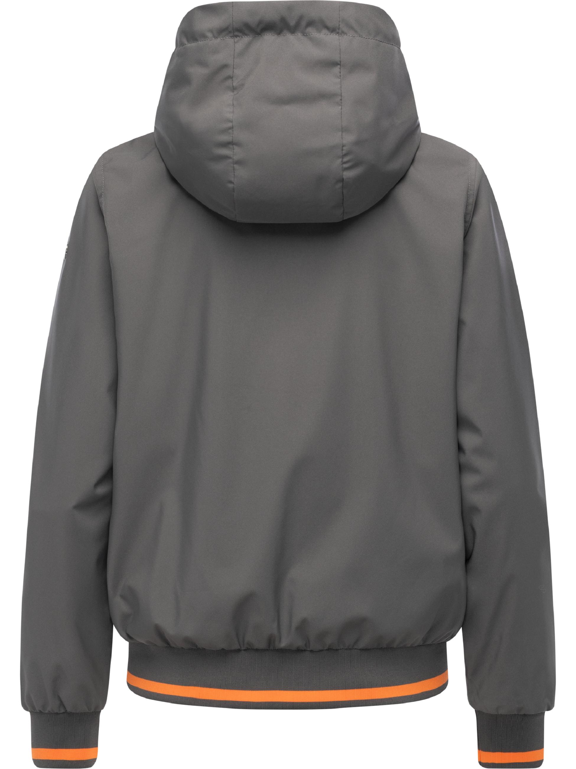 Wasserdichte Funktionsjacke mit Kapuze "Oggie Sporty" Stone Grey