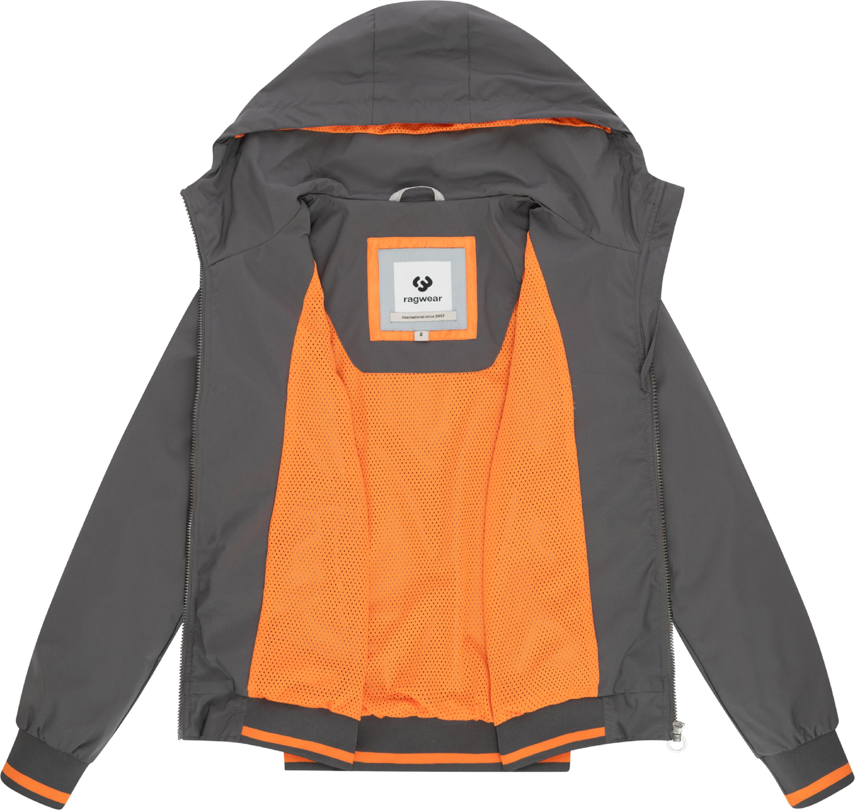 Wasserdichte Funktionsjacke mit Kapuze "Oggie Sporty" Stone Grey