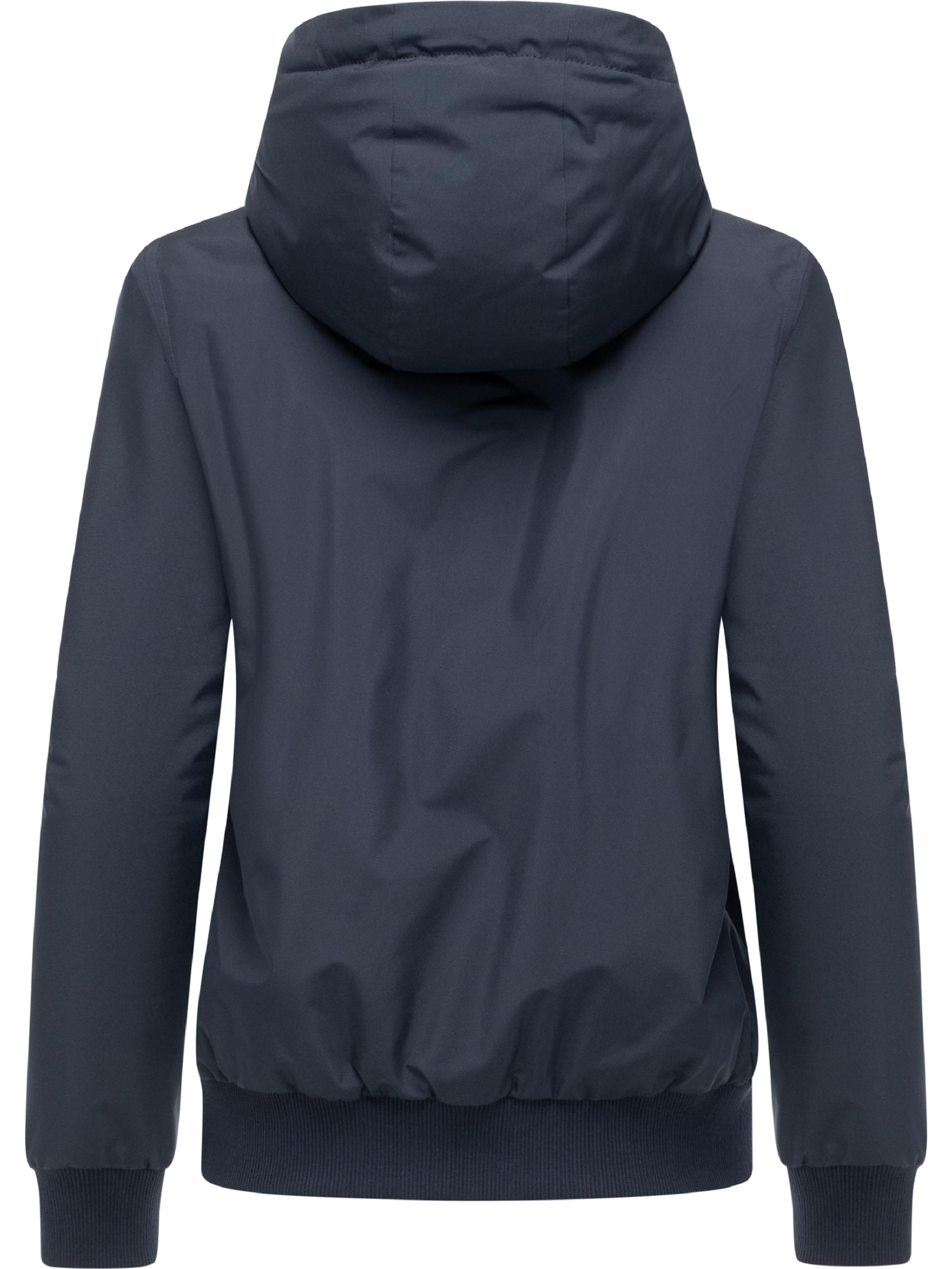 Bomberjacke mit Kapuze "Oggie Warm" Navy