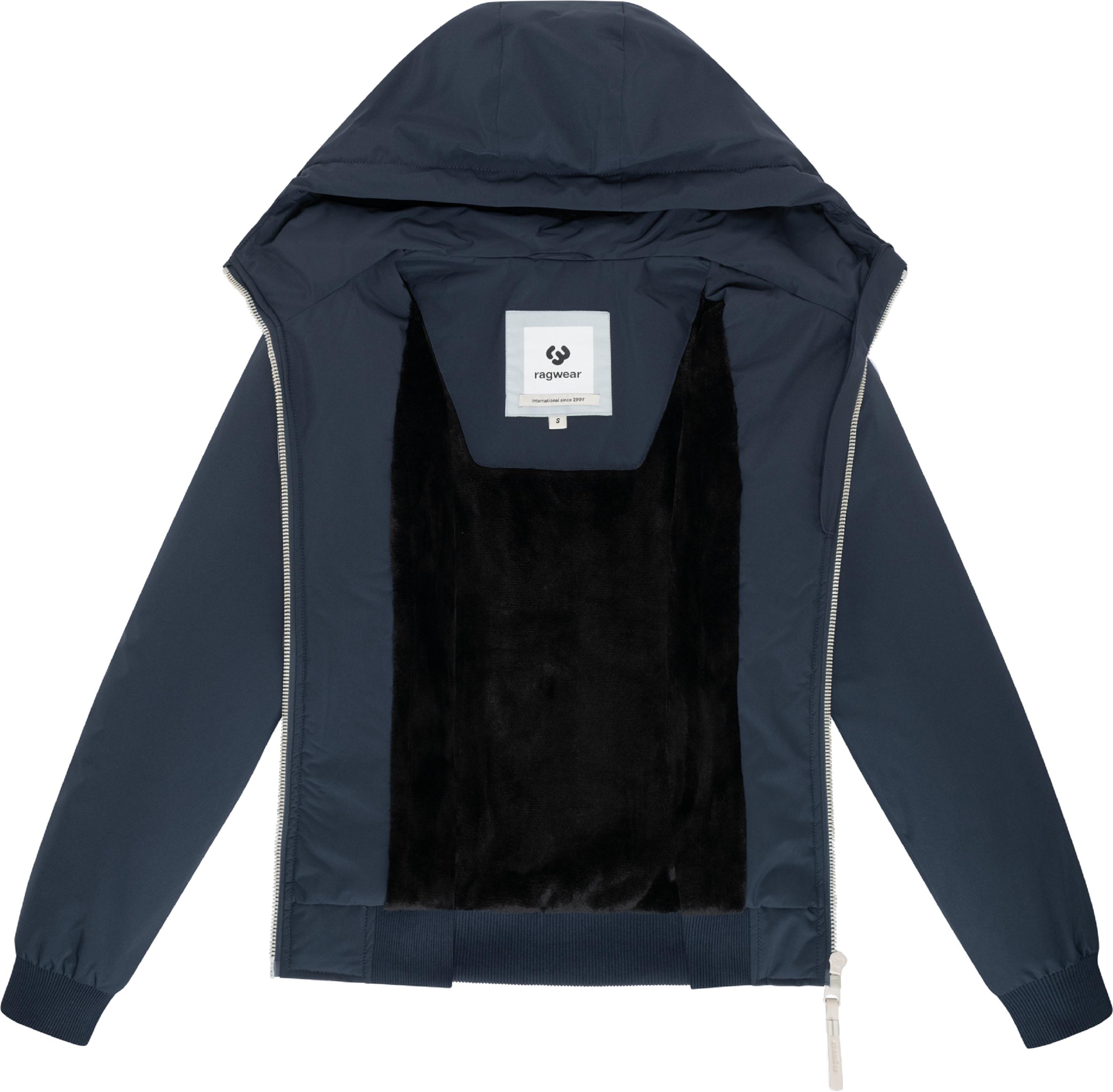 Bomberjacke mit Kapuze "Oggie Warm" Navy