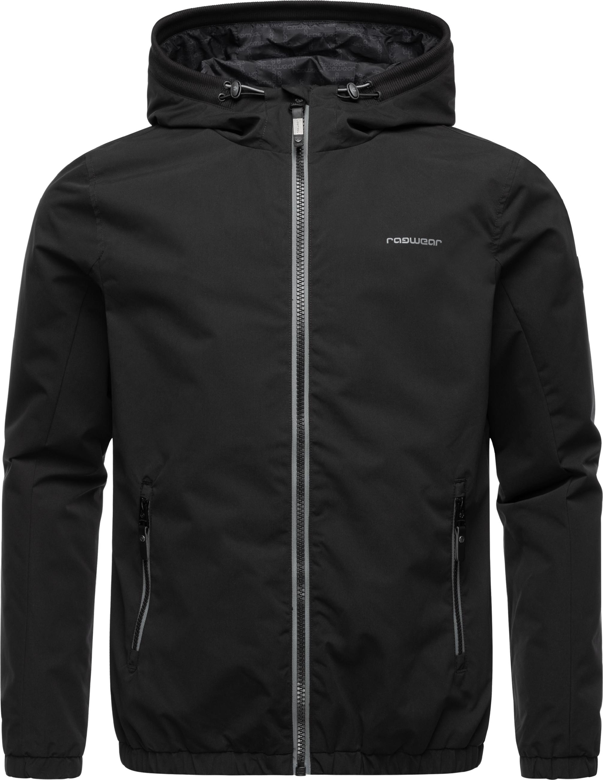 Leichte Übergangsjacke mit Kapuze "Olssen" Black