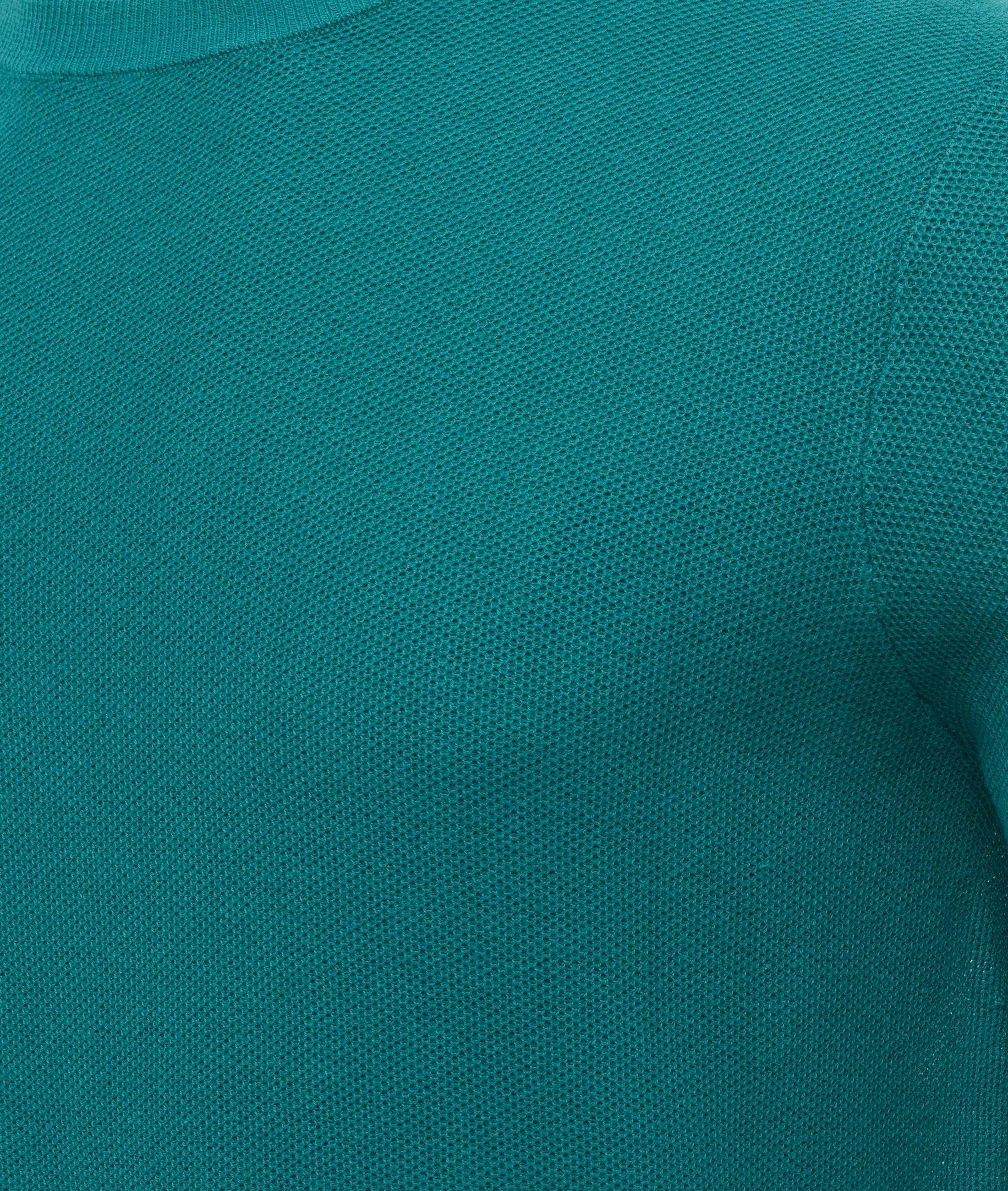 Strickpullover mit Rundhals-Ausschnitt "Orien" Teal Green