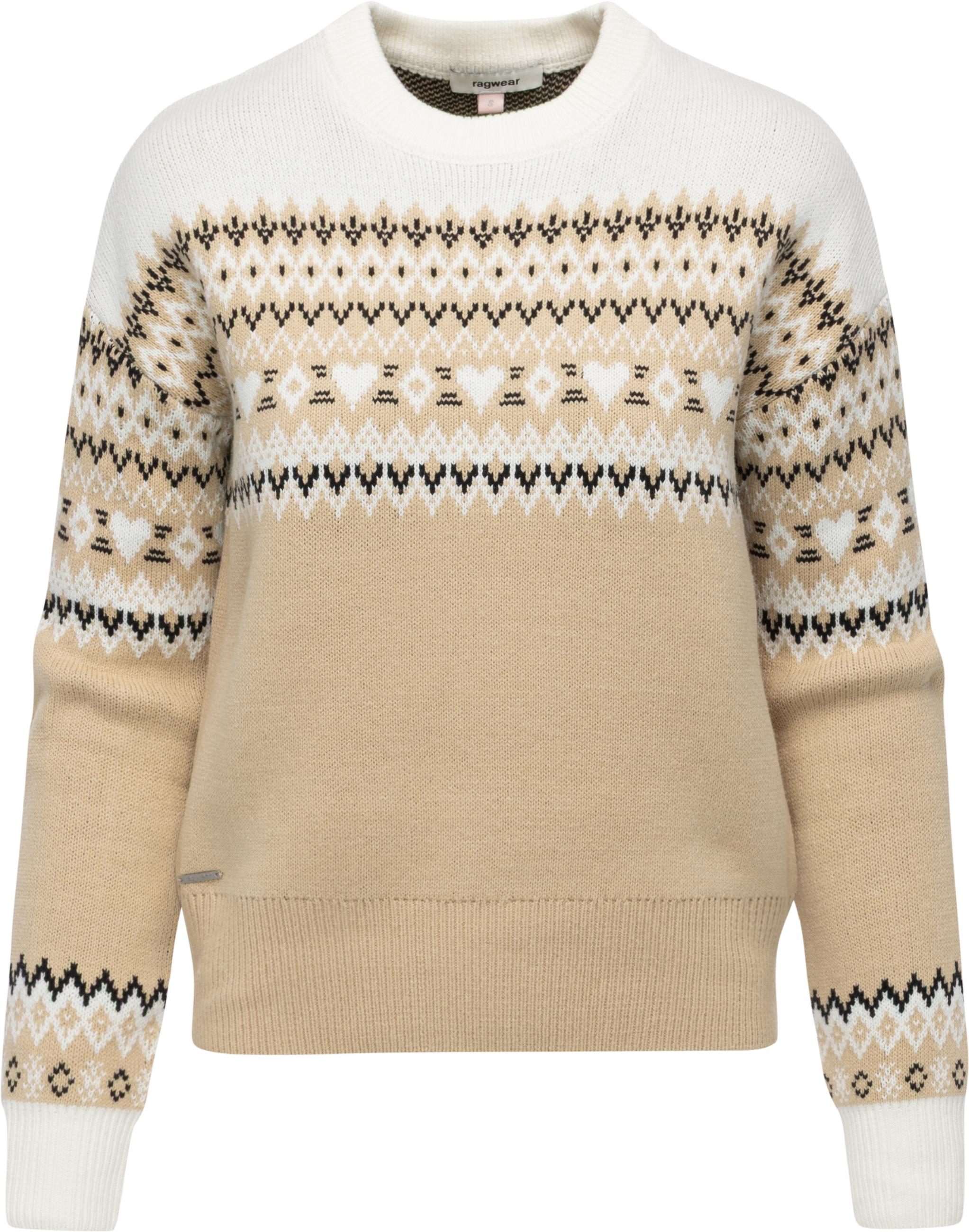 Norweger Strickpullover Oslana Sand