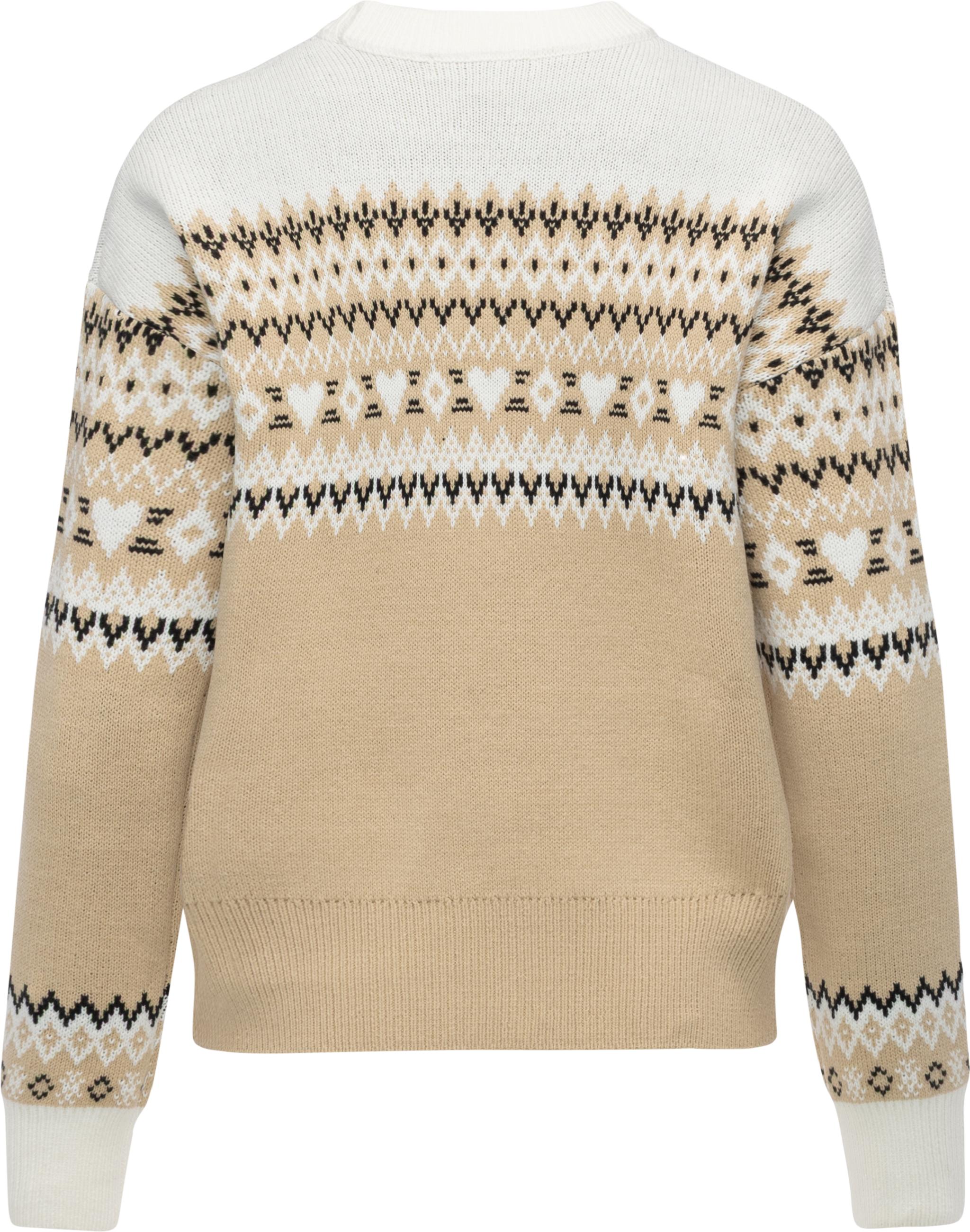 Norweger Strickpullover Oslana Sand