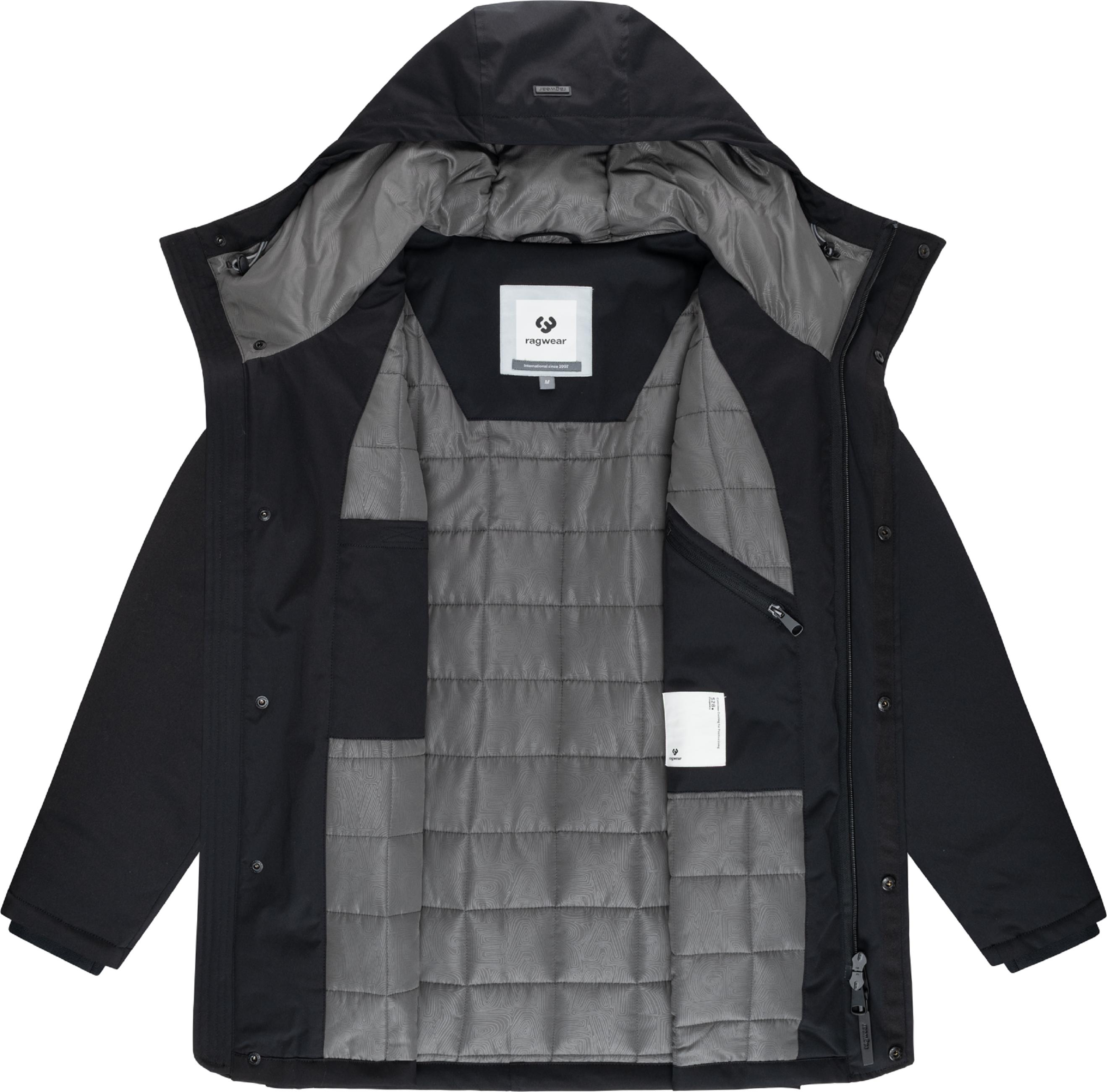 wasserdichter Winterparka "Parcan Twill" Black