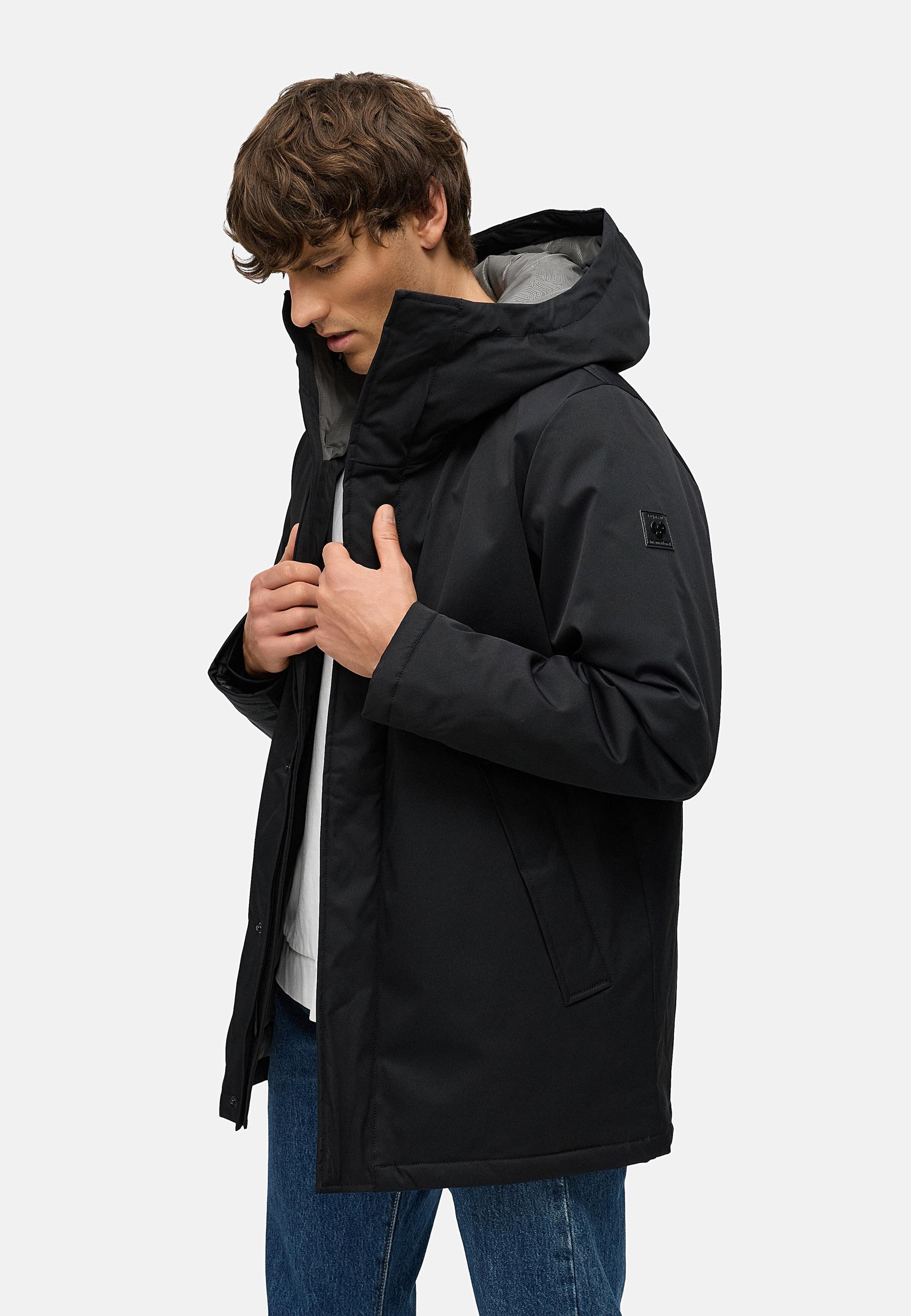 wasserdichter Winterparka "Parcan Twill" Black
