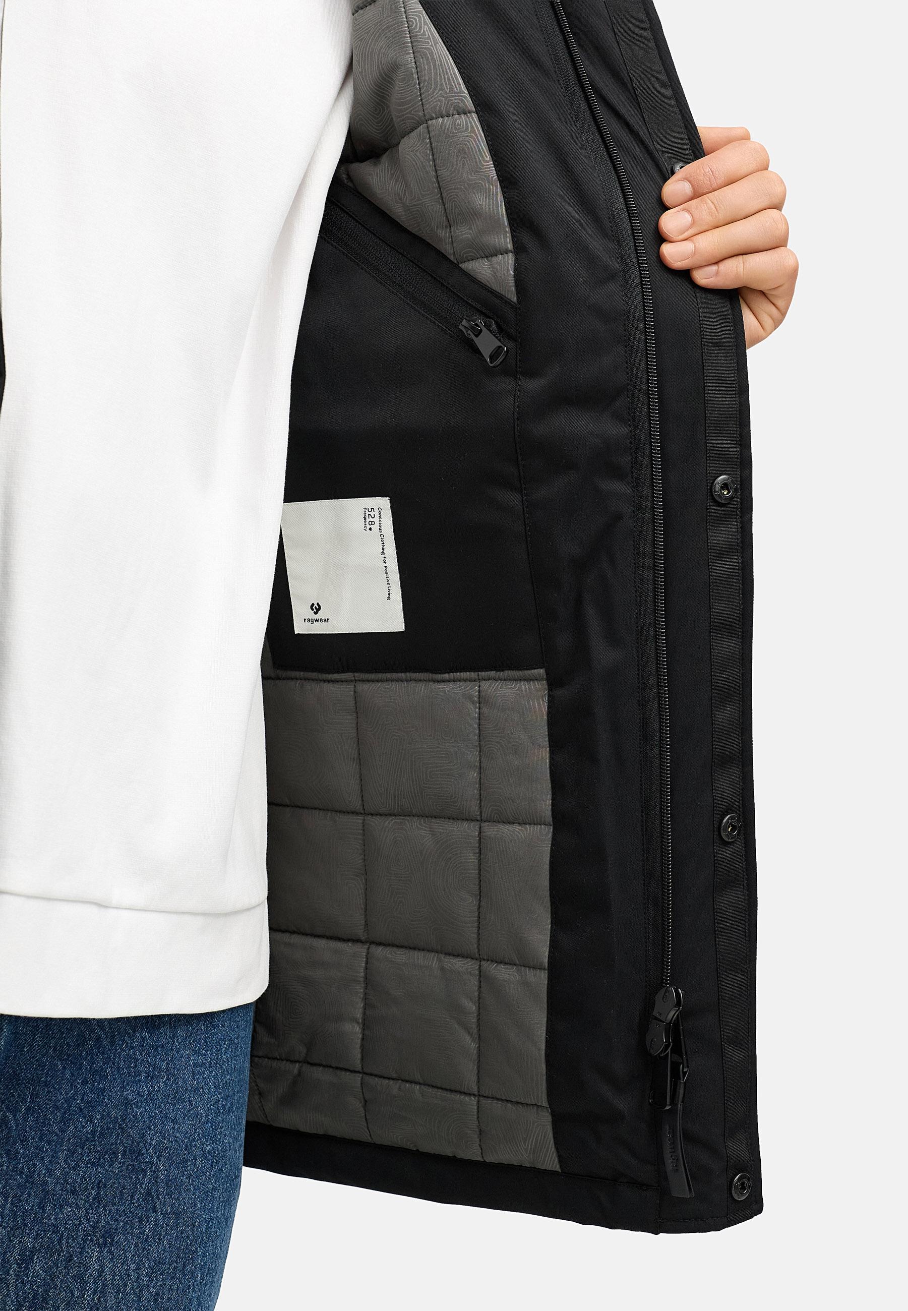 wasserdichter Winterparka "Parcan Twill" Black