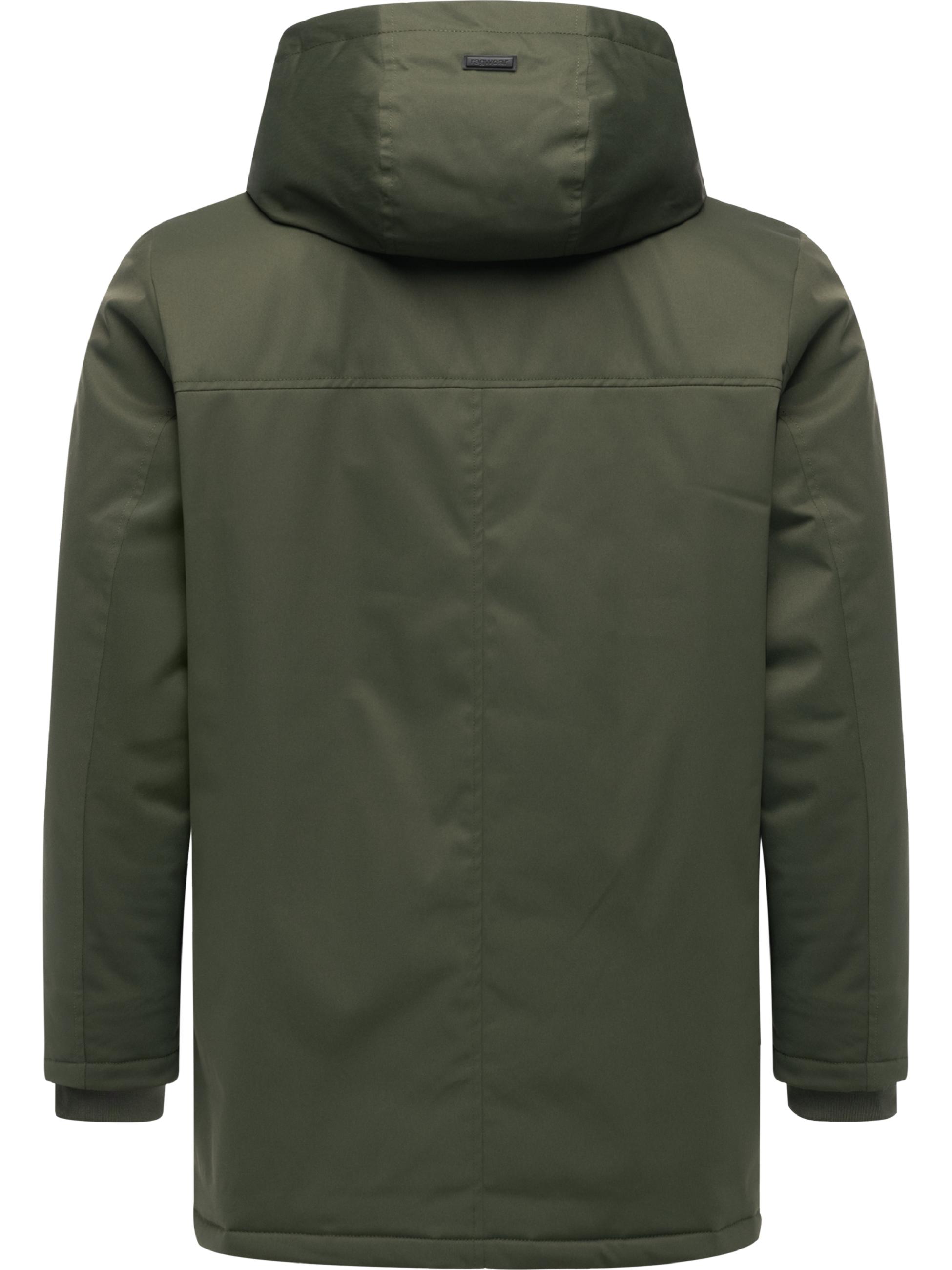 wasserdichter Winterparka "Parcan Twill" Dark Olive