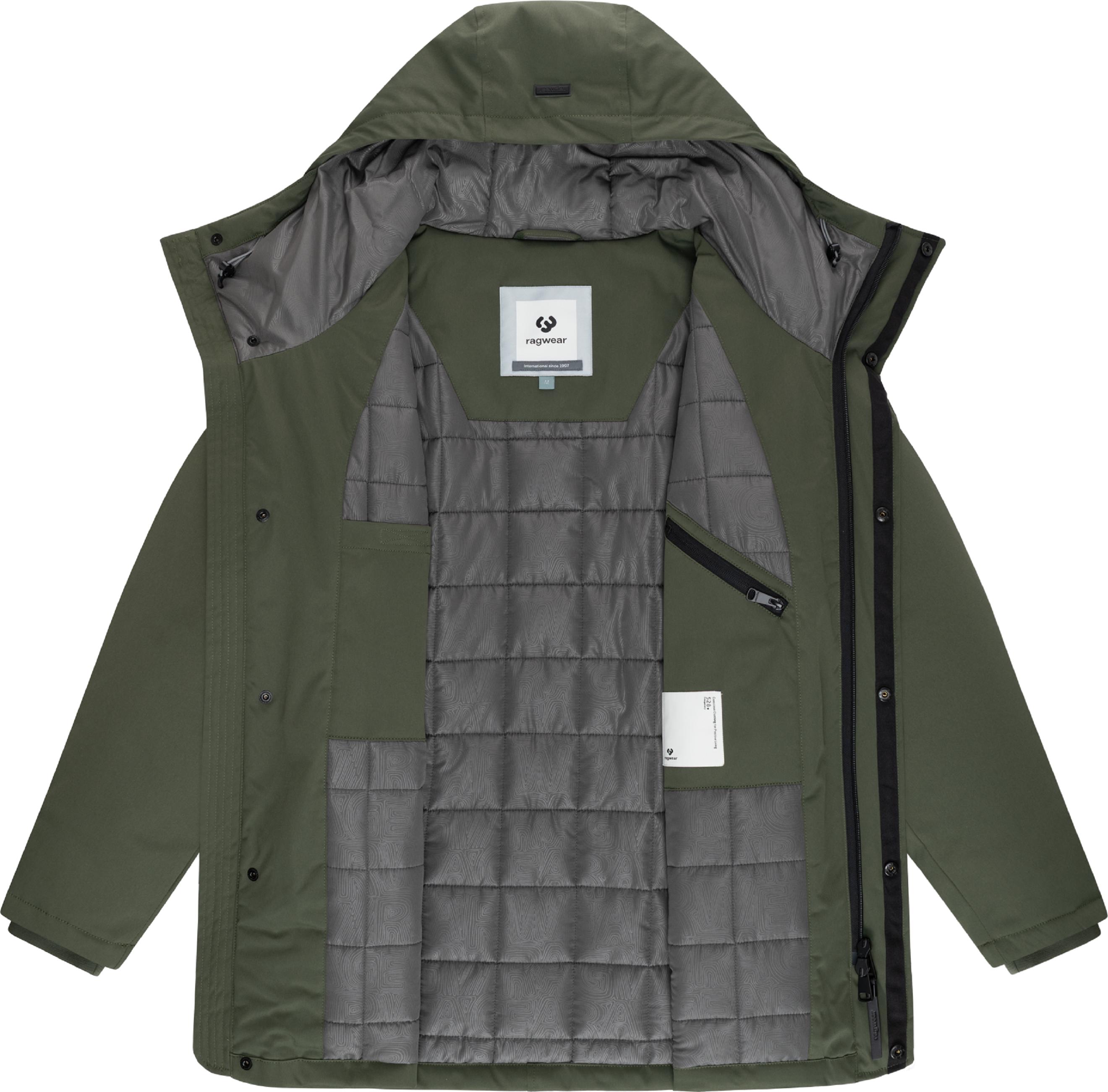 wasserdichter Winterparka "Parcan Twill" Dark Olive