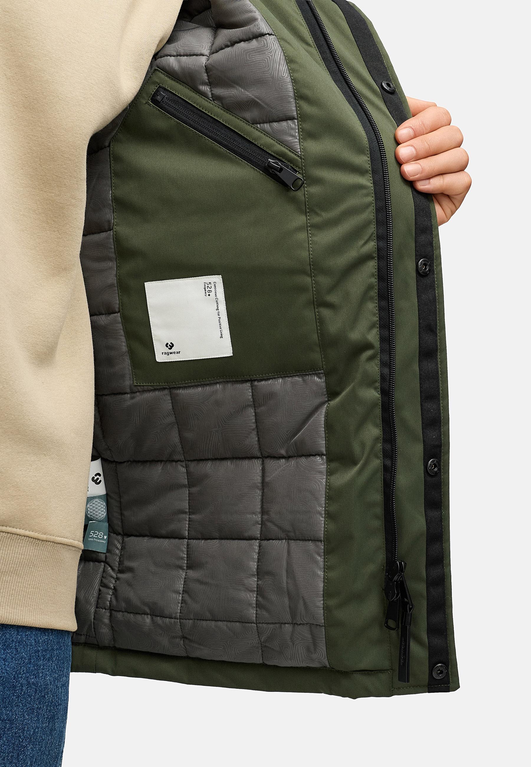 wasserdichter Winterparka "Parcan Twill" Dark Olive