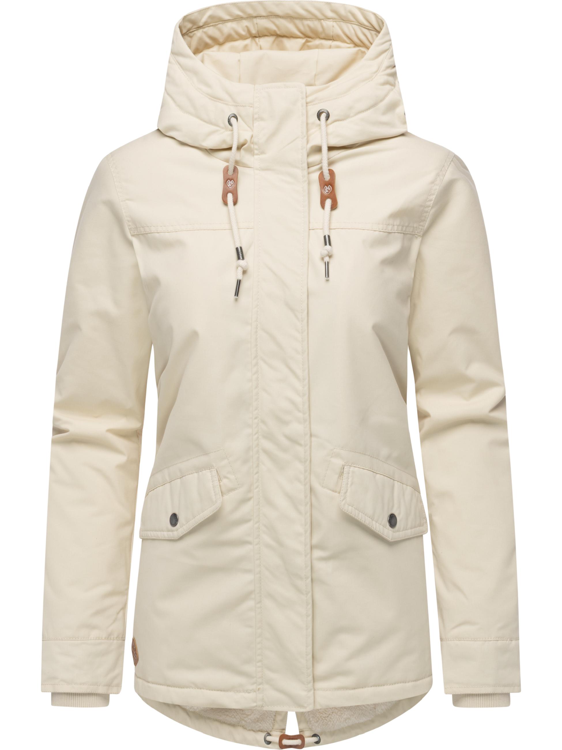 Winter Parka mit hohem Kragen und Kapuze "Parkker Warm" Beige