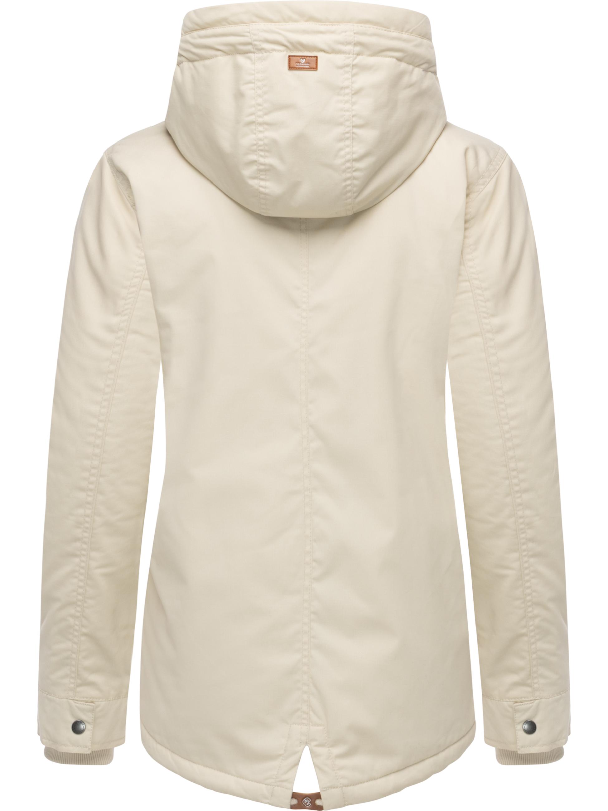 Winter Parka mit hohem Kragen und Kapuze "Parkker Warm" Beige