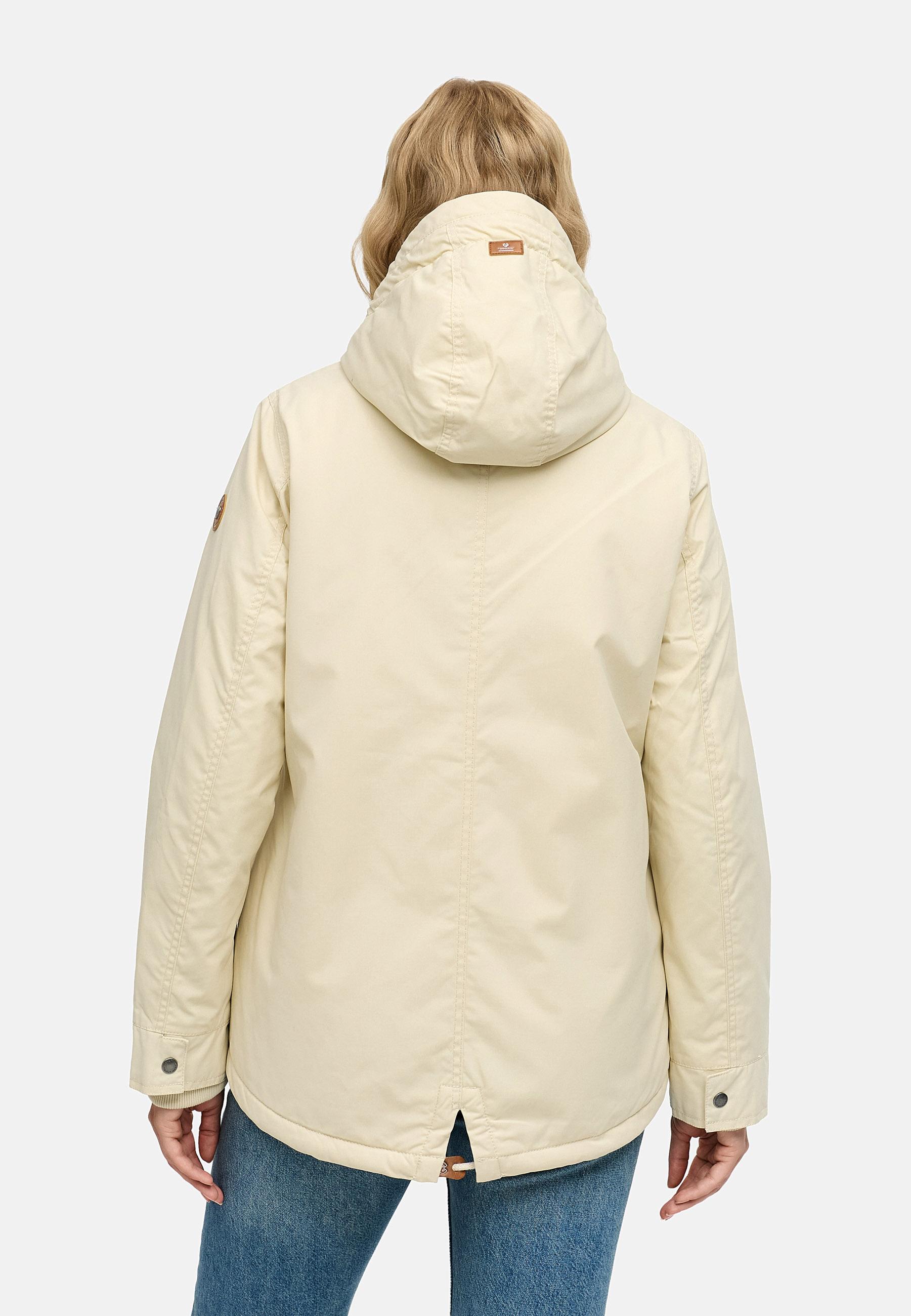 Winter Parka mit hohem Kragen und Kapuze "Parkker Warm" Beige
