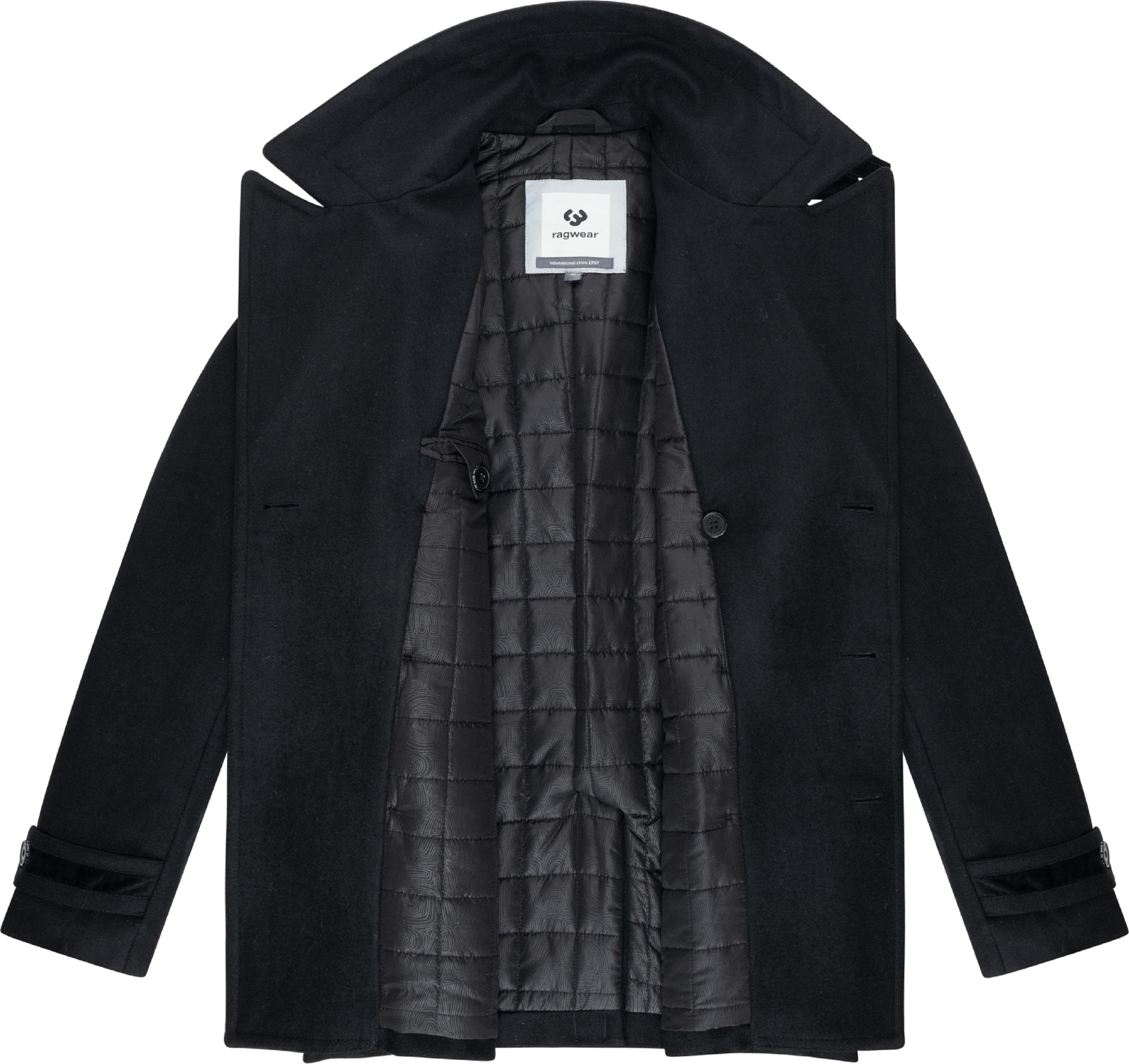 Kurzmantel mit Reverskragen "Parr" Black