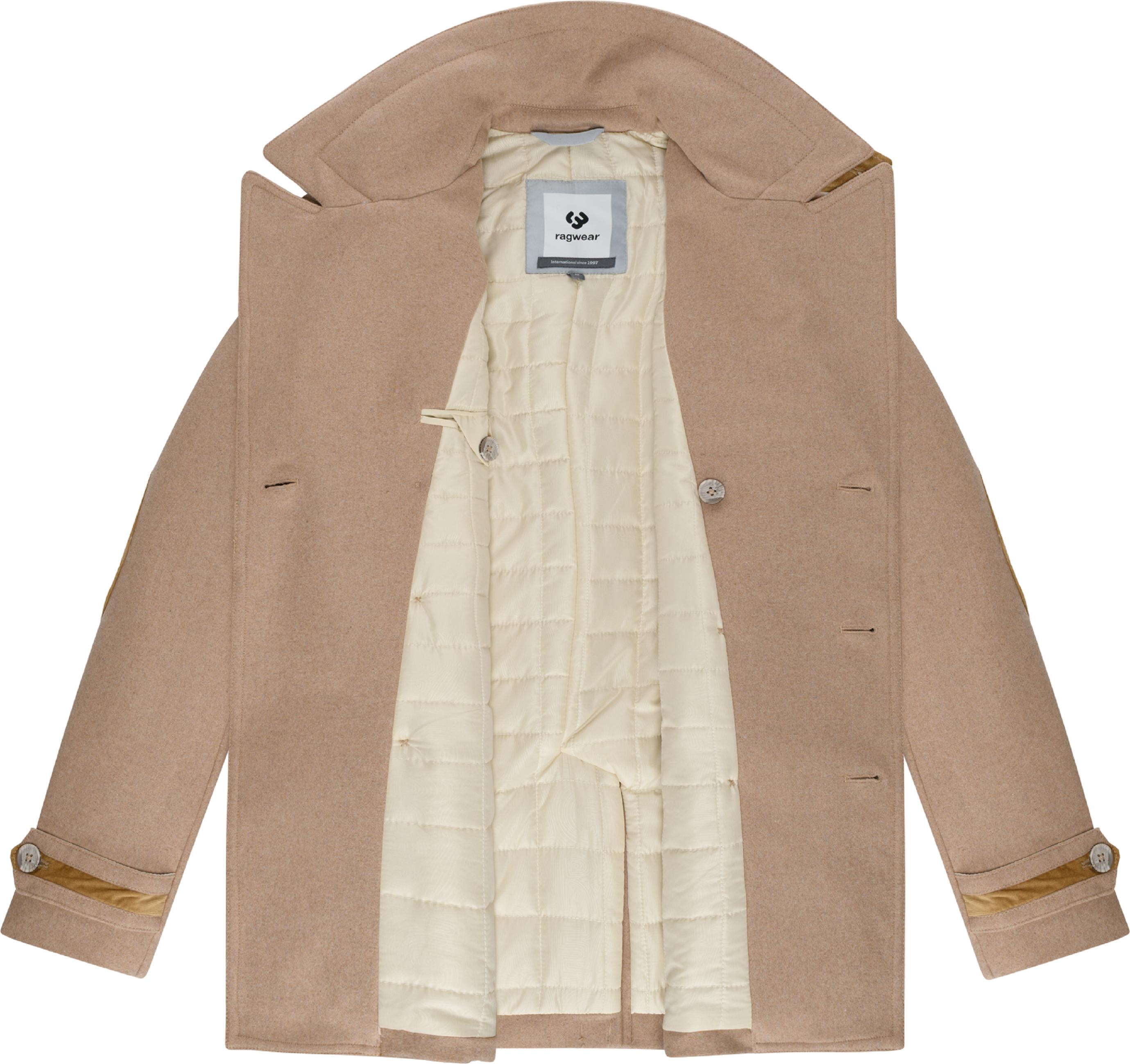 Kurzmantel mit Reverskragen "Parr" Camel