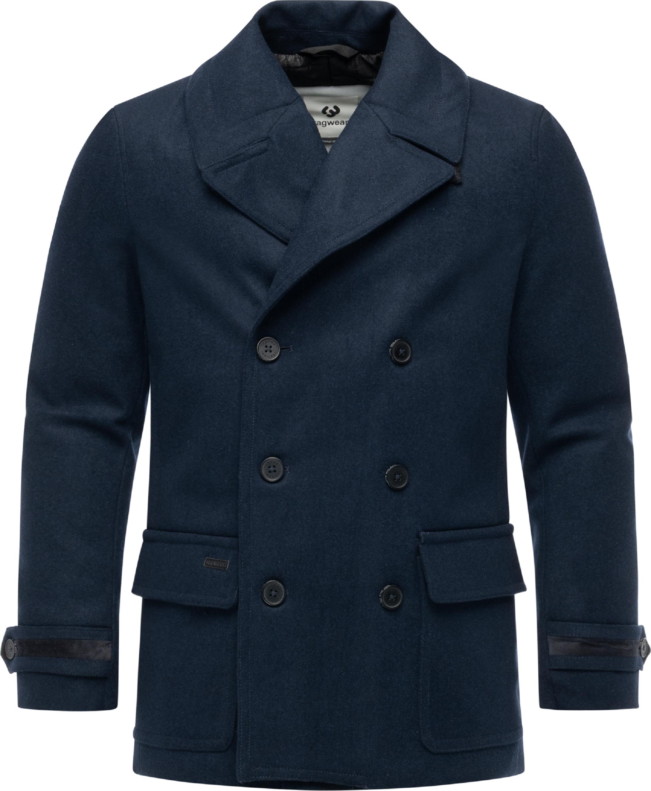 Kurzmantel mit Reverskragen "Parr" Navy
