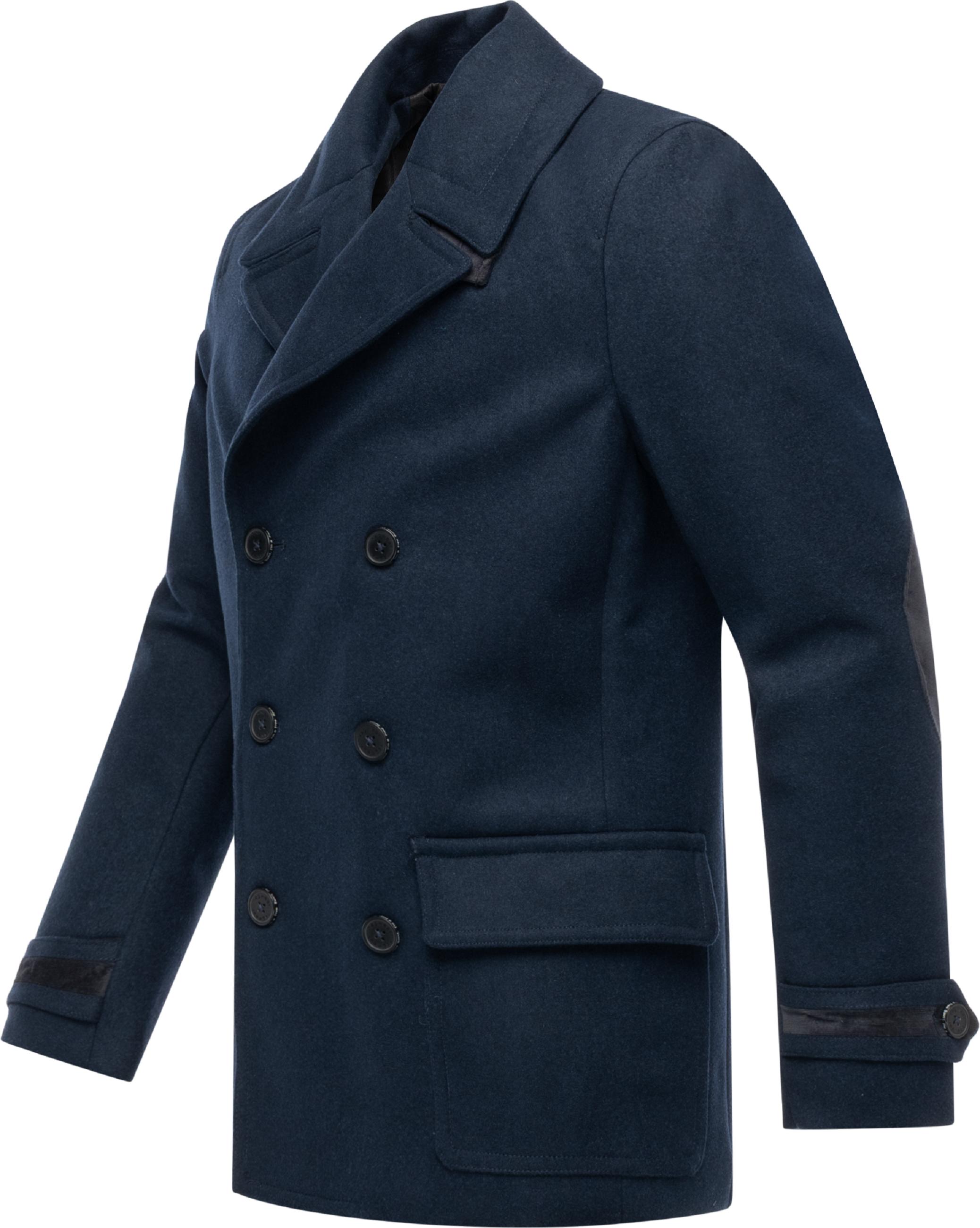 Kurzmantel mit Reverskragen "Parr" Navy
