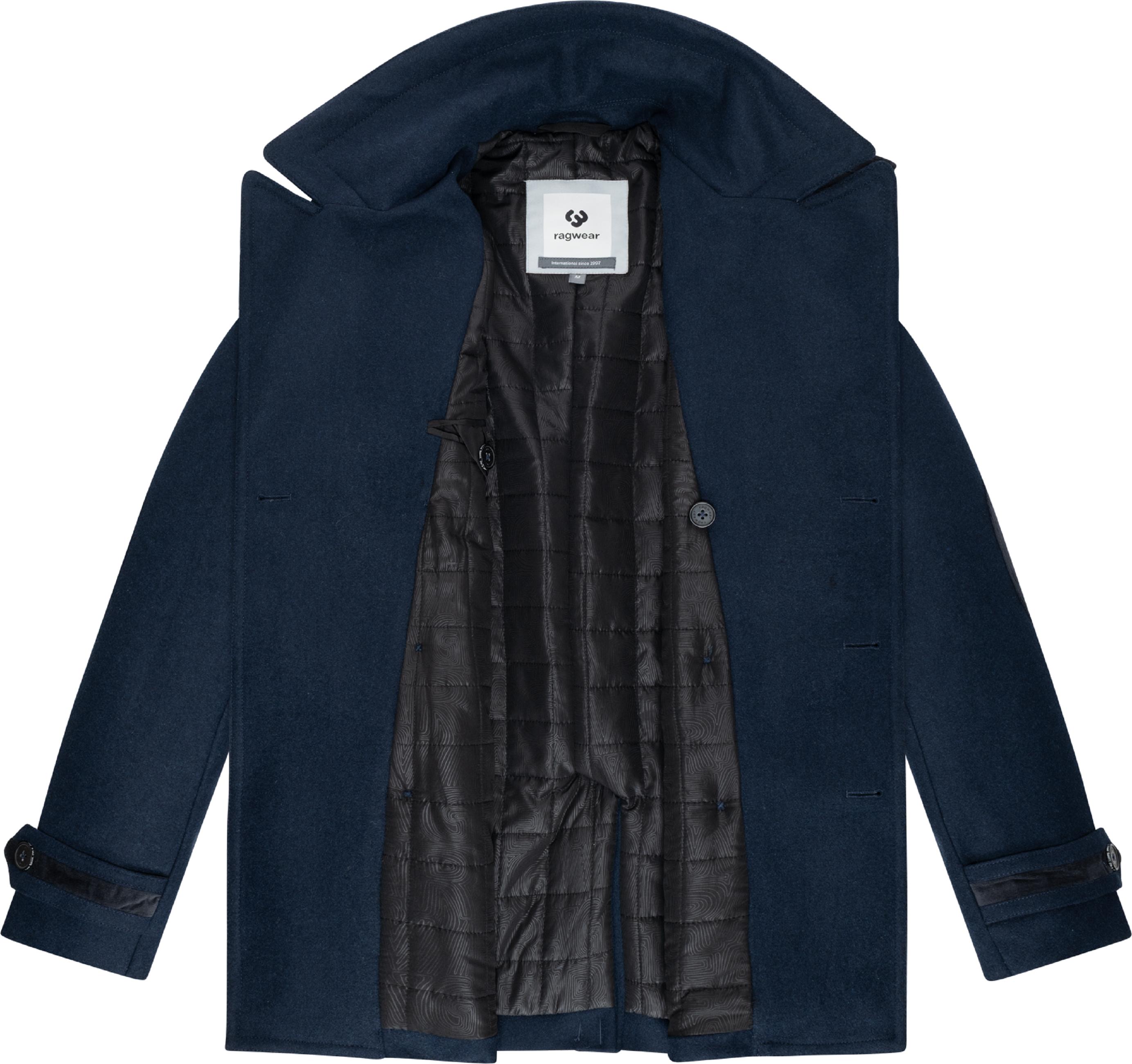 Kurzmantel mit Reverskragen "Parr" Navy