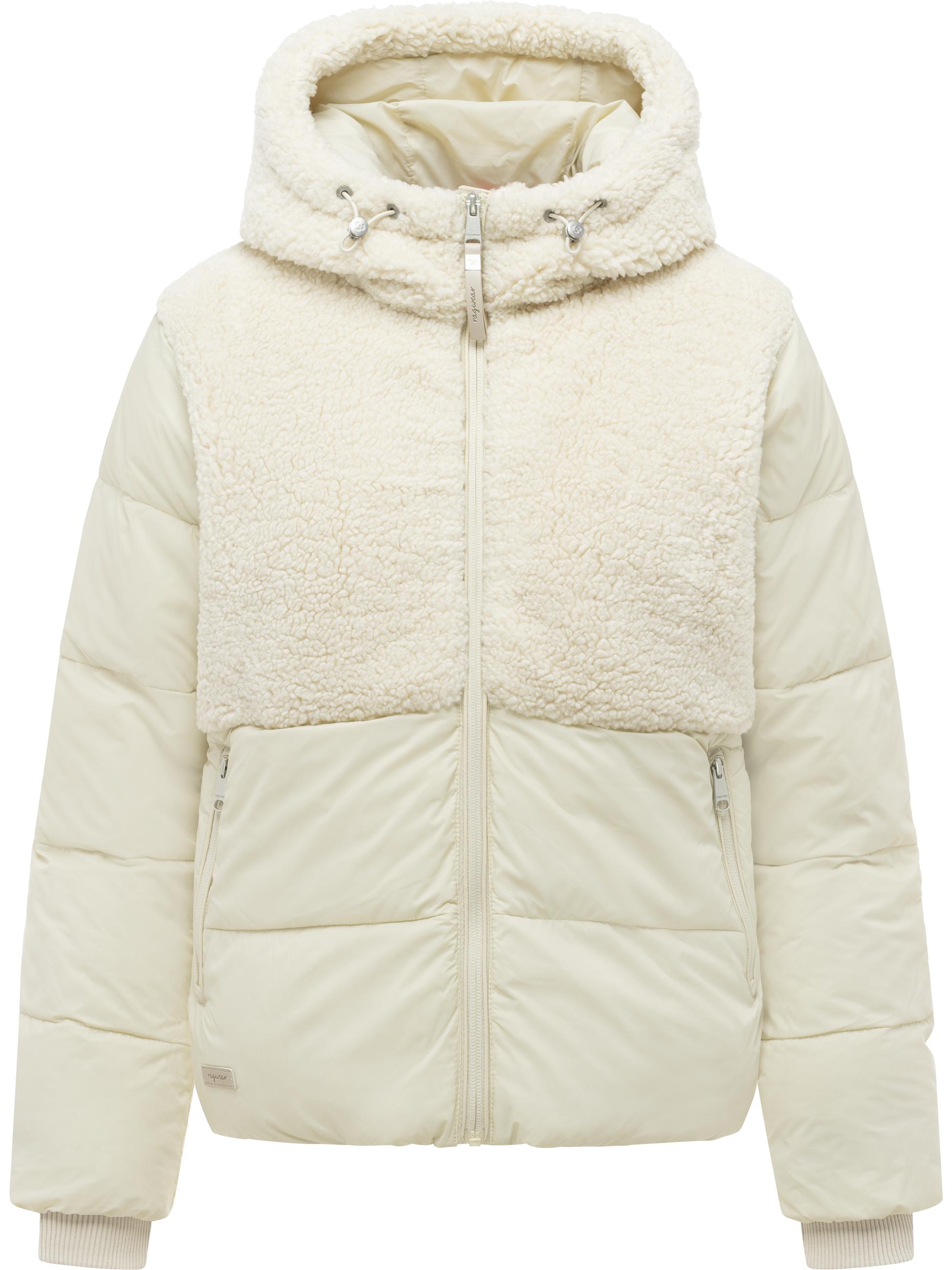 Winter Steppjacke mit Plüsch "Patuff Y" Ecru