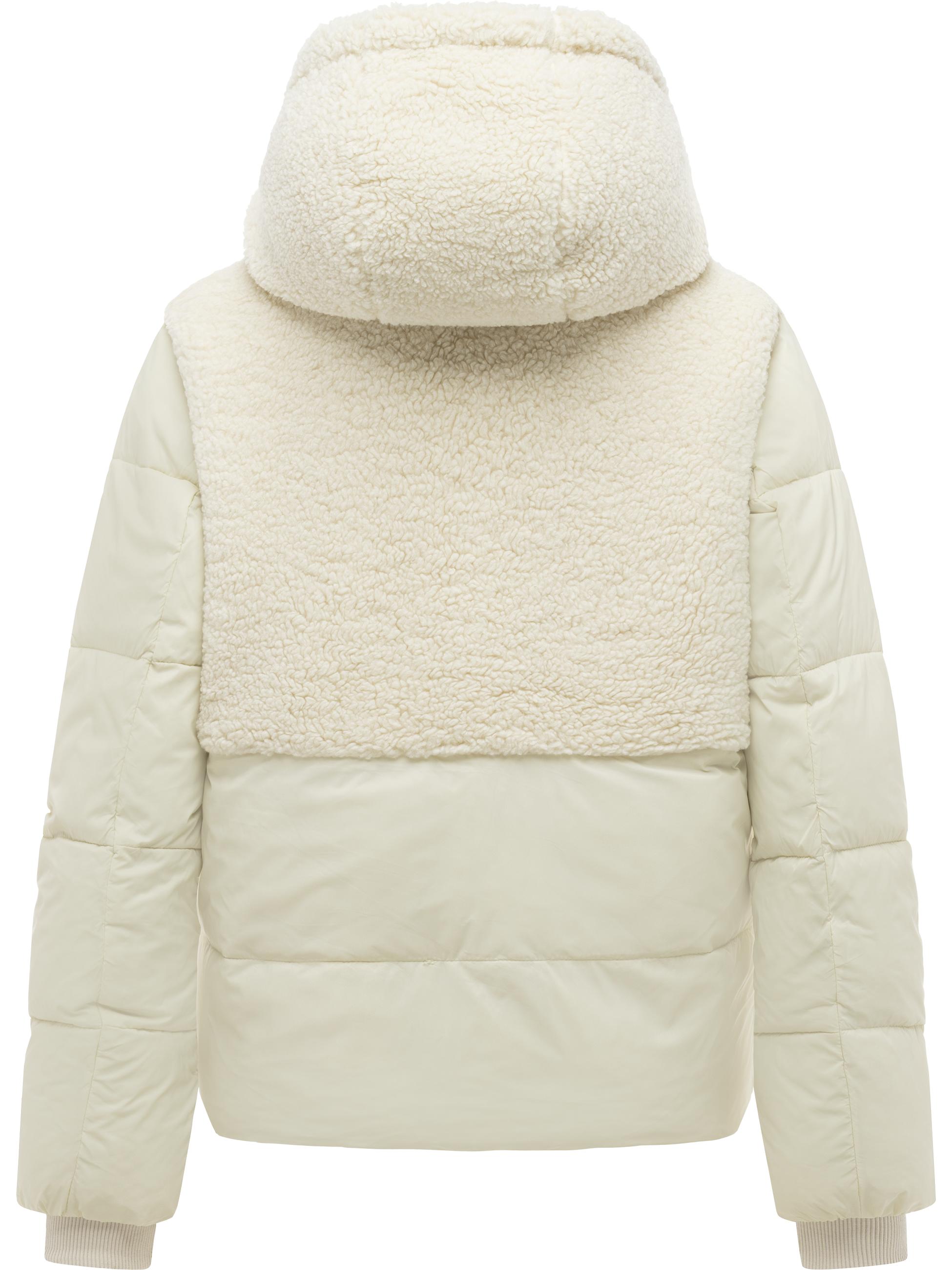 Winter Steppjacke mit Plüsch "Patuff Y" Ecru