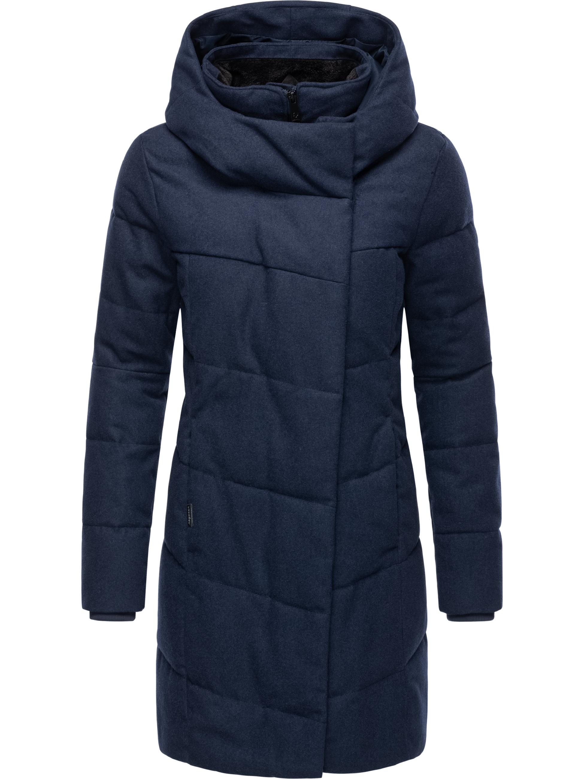 Steppmantel in Woll-Optik "Pavla Coat" Navy