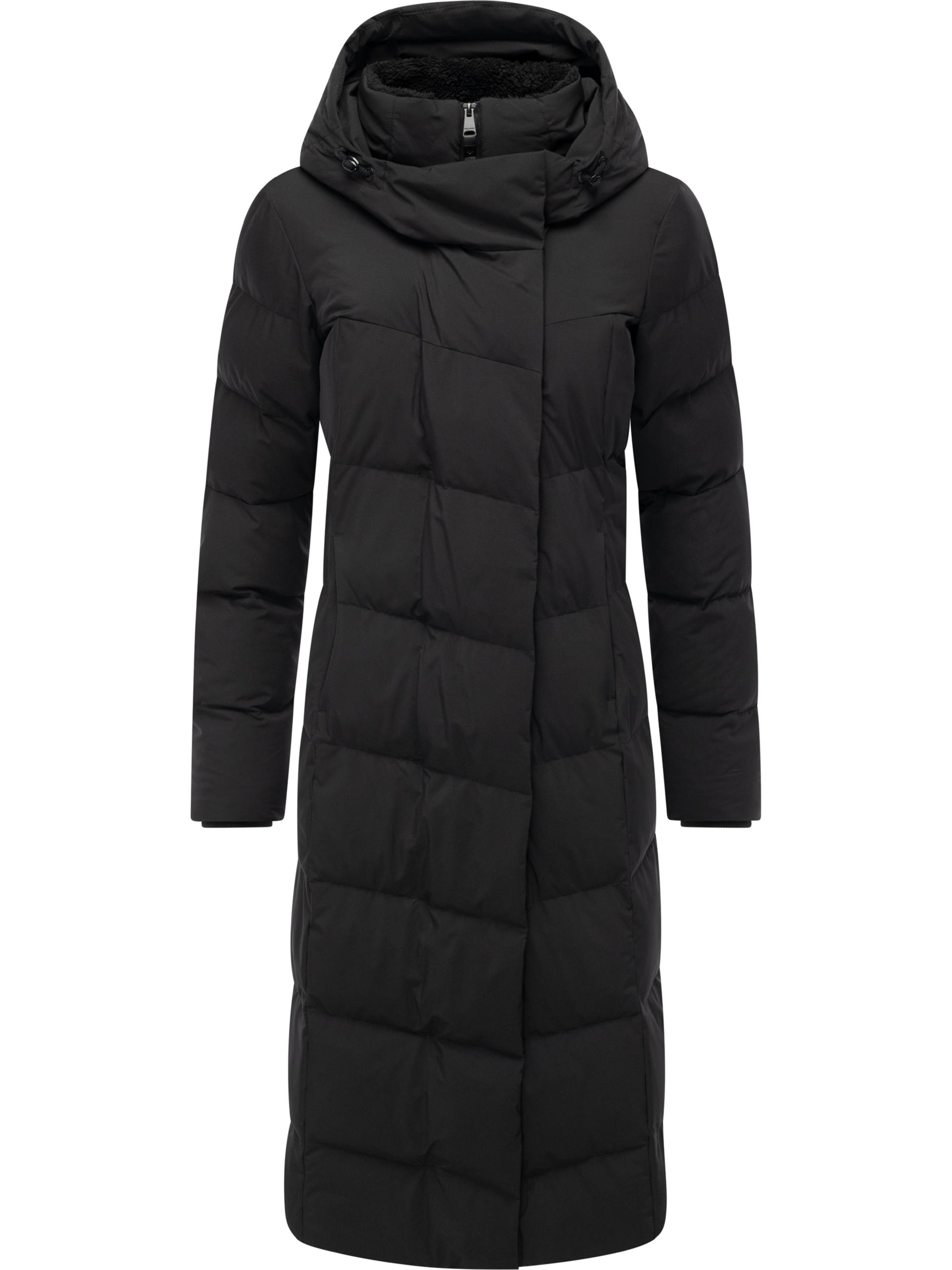 Wasserdichter Steppmantel "Pavla Long Soft YOUMODO" Black