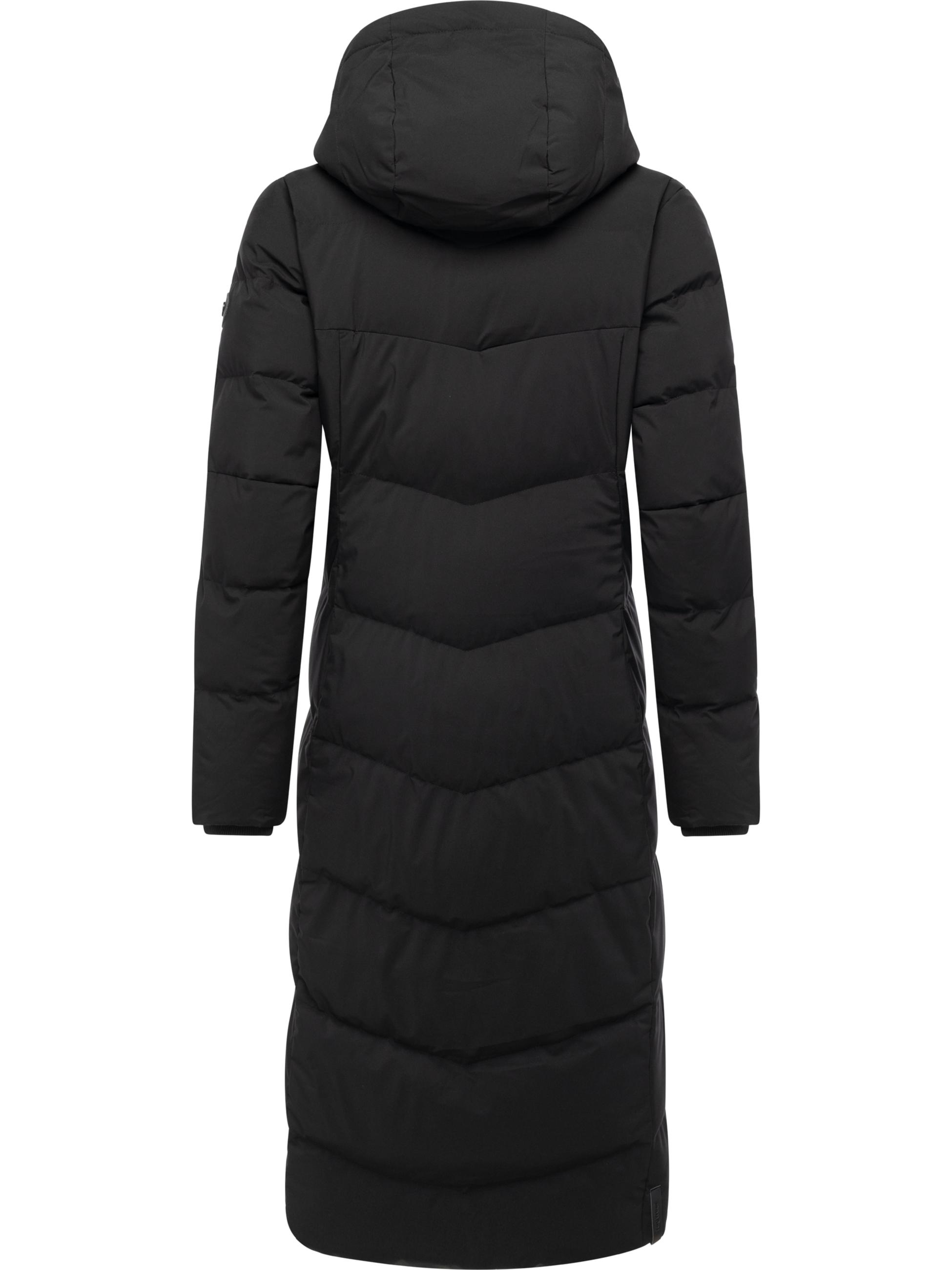 Wasserdichter Steppmantel "Pavla Long Soft YOUMODO" Black