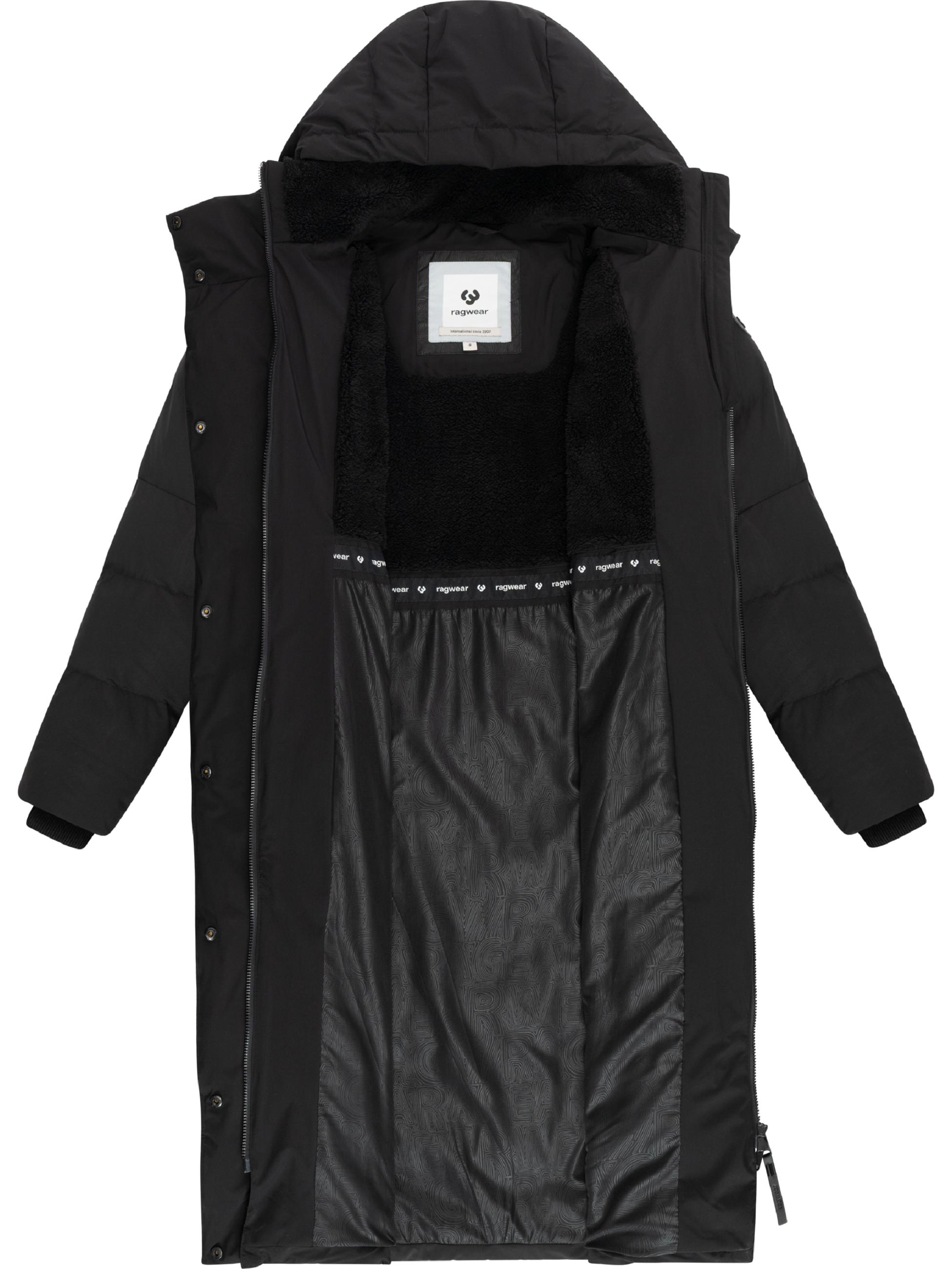 Wasserdichter Steppmantel "Pavla Long Soft YOUMODO" Black