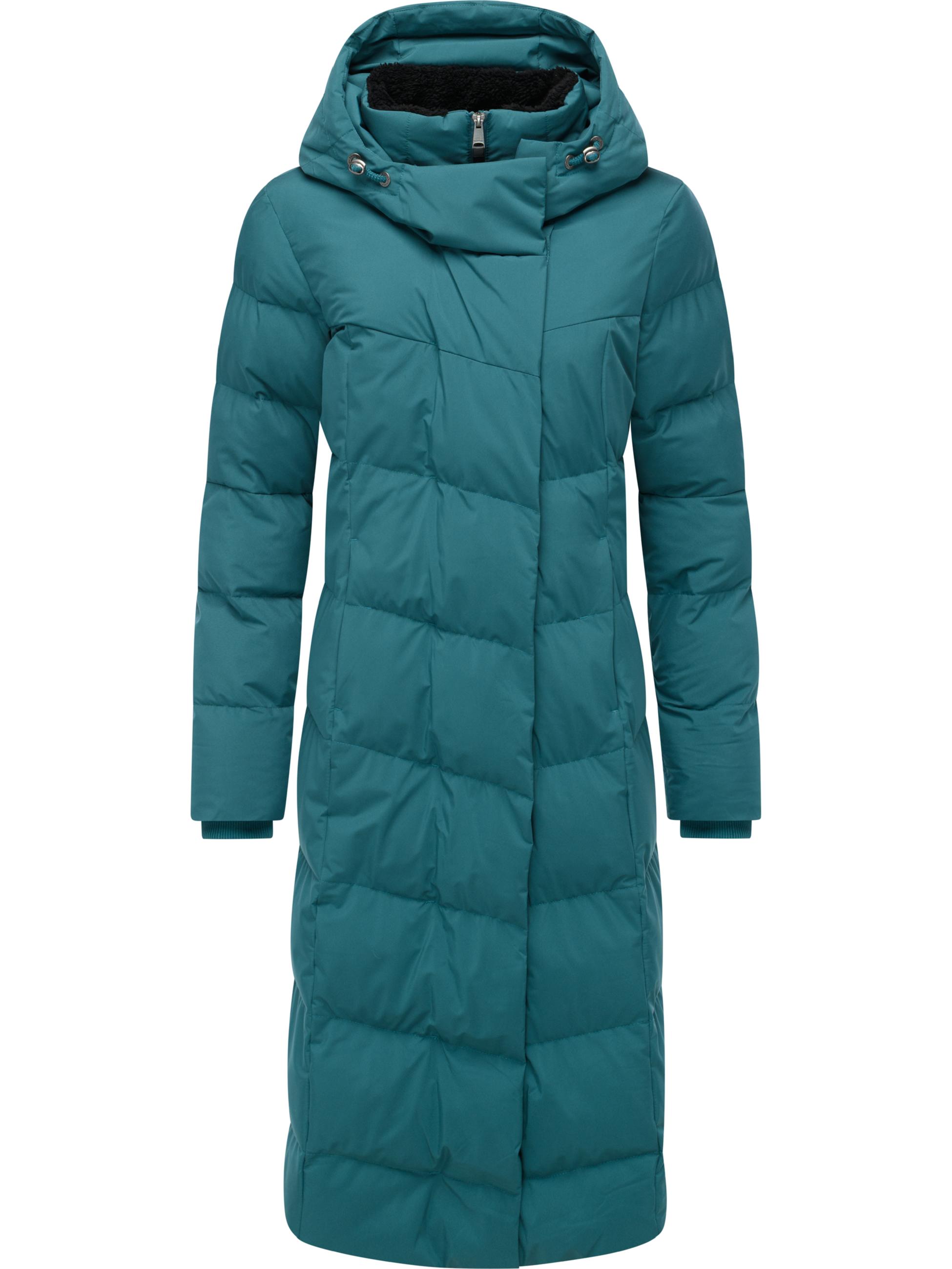 Wasserdichter Steppmantel "Pavla Long Soft YOUMODO" Ocean Green