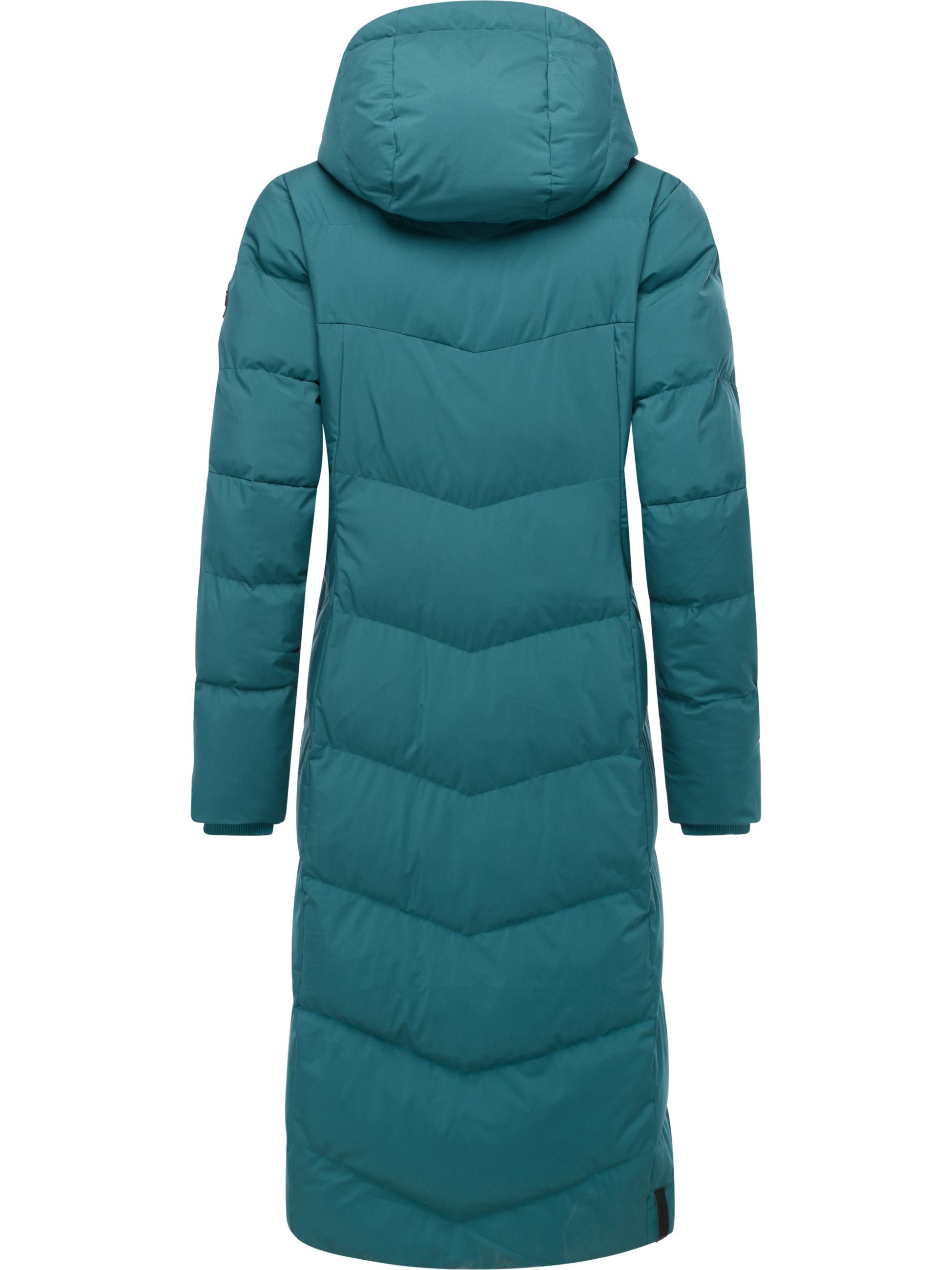 Wasserdichter Steppmantel "Pavla Long Soft YOUMODO" Ocean Green