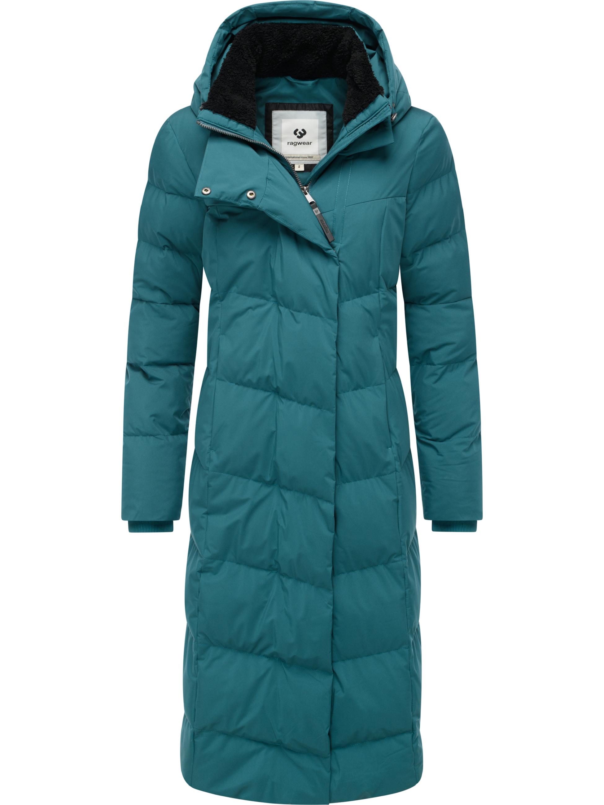 Wasserdichter Steppmantel "Pavla Long Soft YOUMODO" Ocean Green
