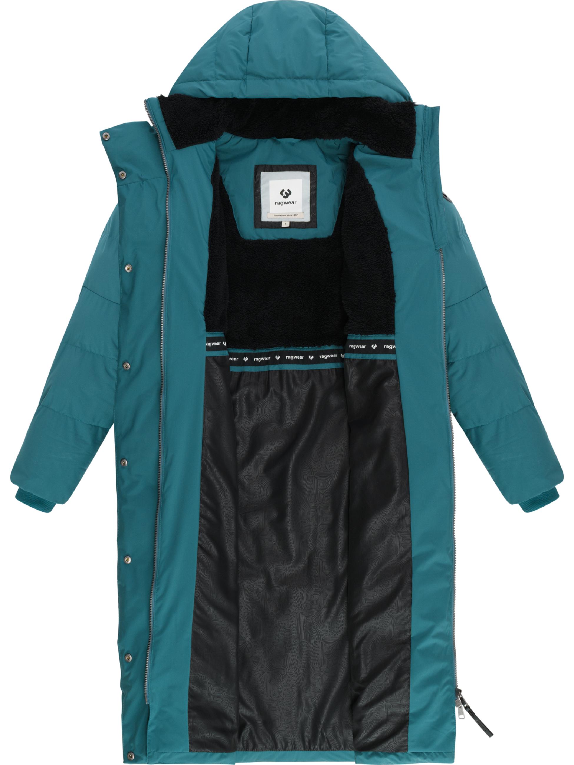 Wasserdichter Steppmantel "Pavla Long Soft YOUMODO" Ocean Green