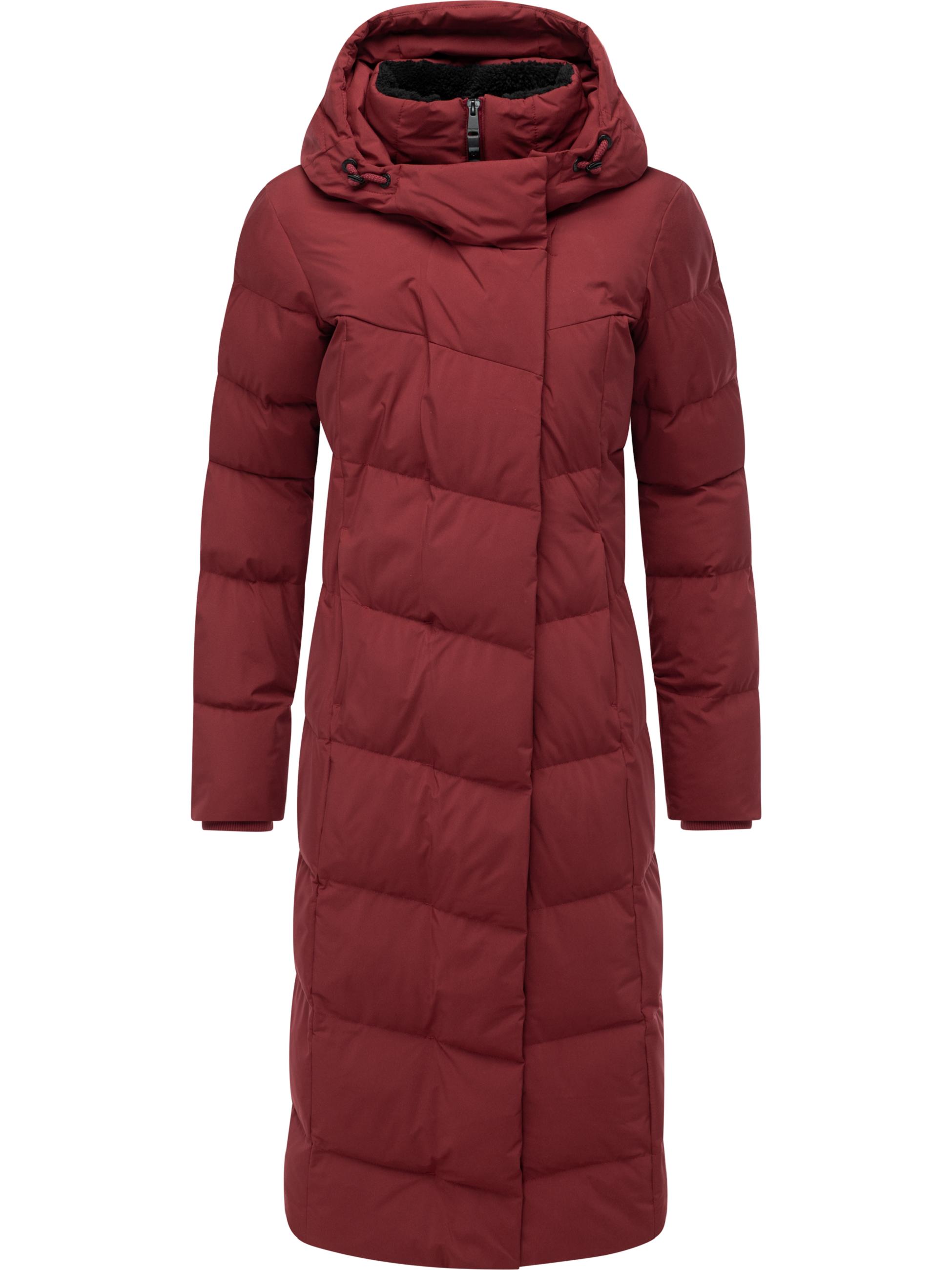 Wasserdichter Steppmantel "Pavla Long Soft YOUMODO" Wine Red