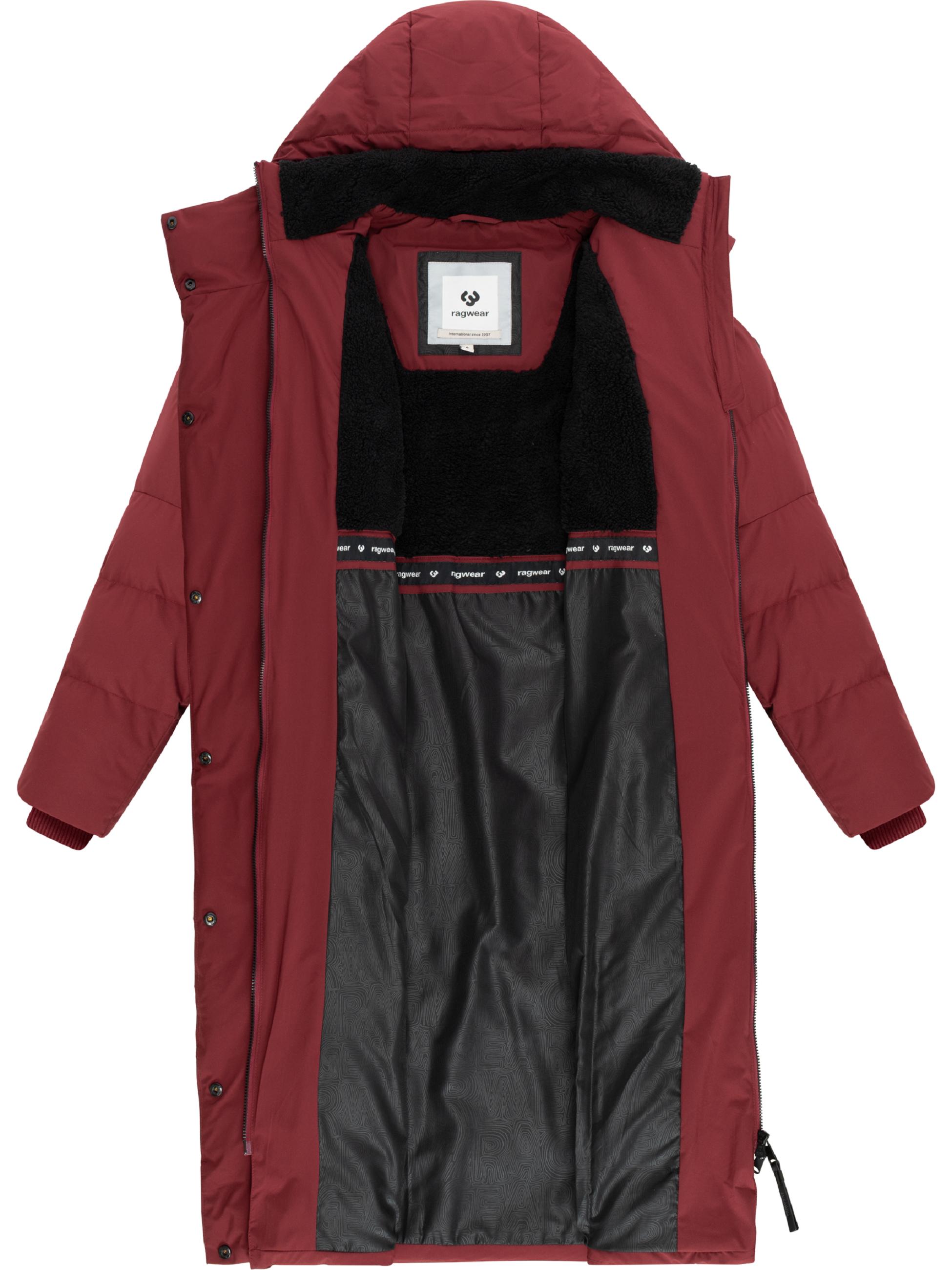 Wasserdichter Steppmantel "Pavla Long Soft YOUMODO" Wine Red