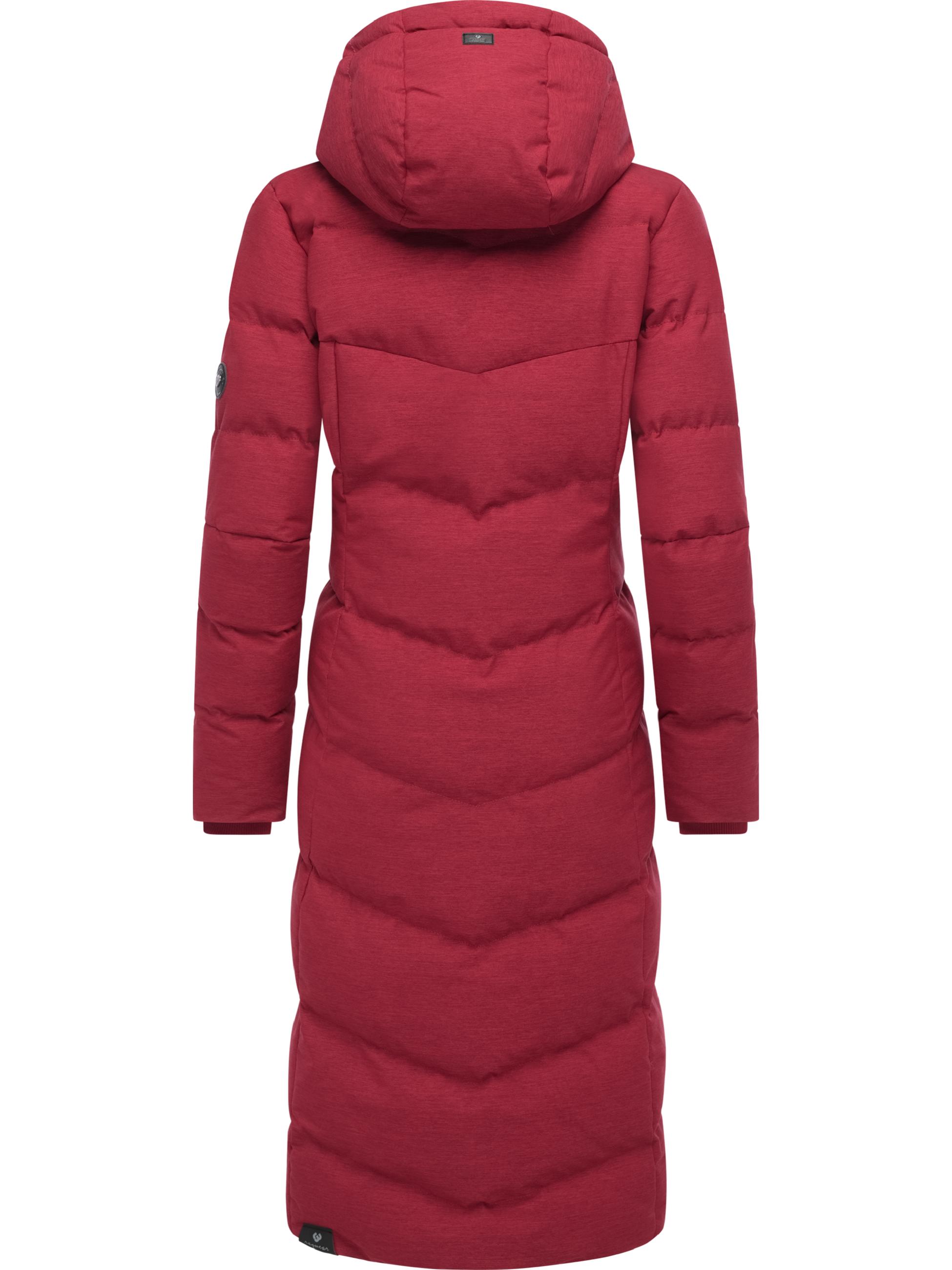 wasserdichter Winter Steppmantel "Pavla Long" Dark Red25