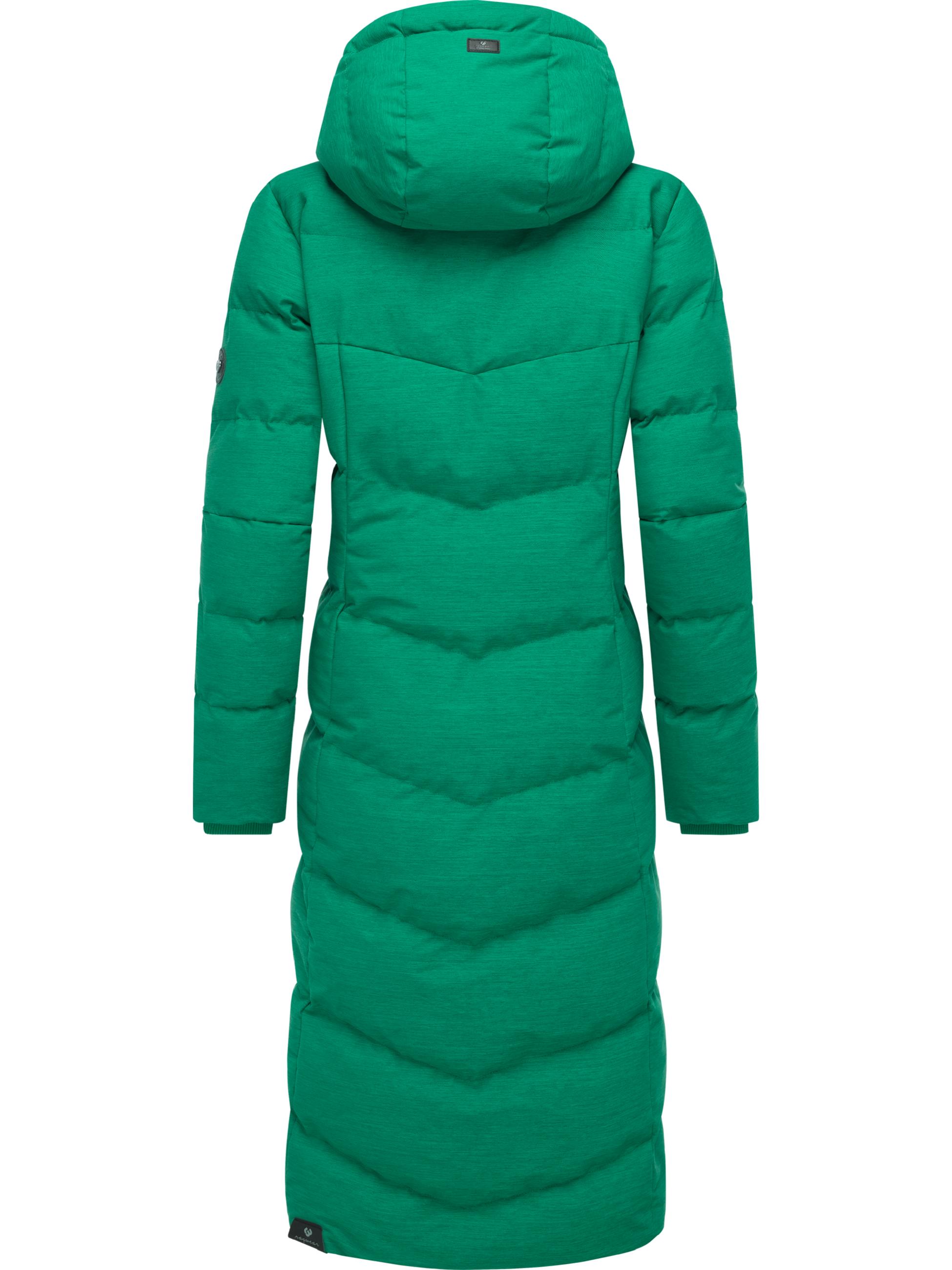 wasserdichter Winter Steppmantel "Pavla Long" Emerald Green25